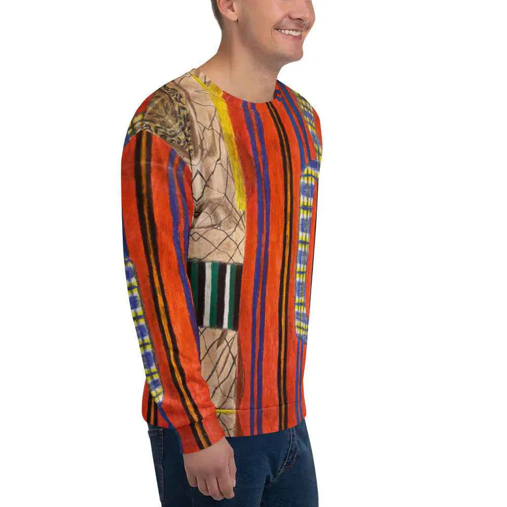 Unisex Sweatshirt - Palestine's Resilience - Folk Abstract