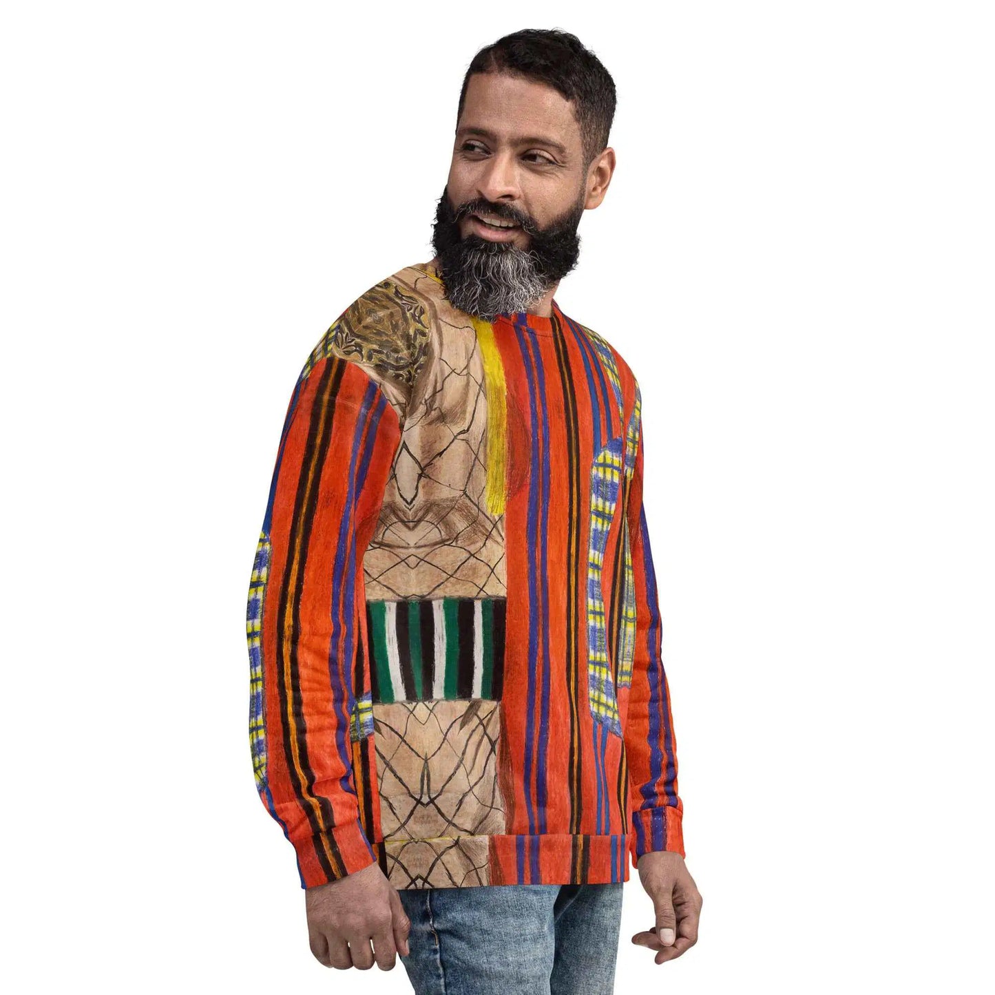 Unisex Sweatshirt - Palestine's Resilience - Folk Abstract