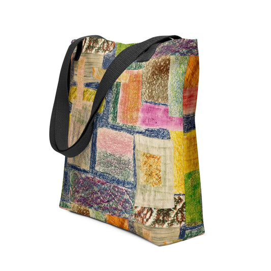 Tote Bag - The Hearth Quilt - Folk Patchwork Art