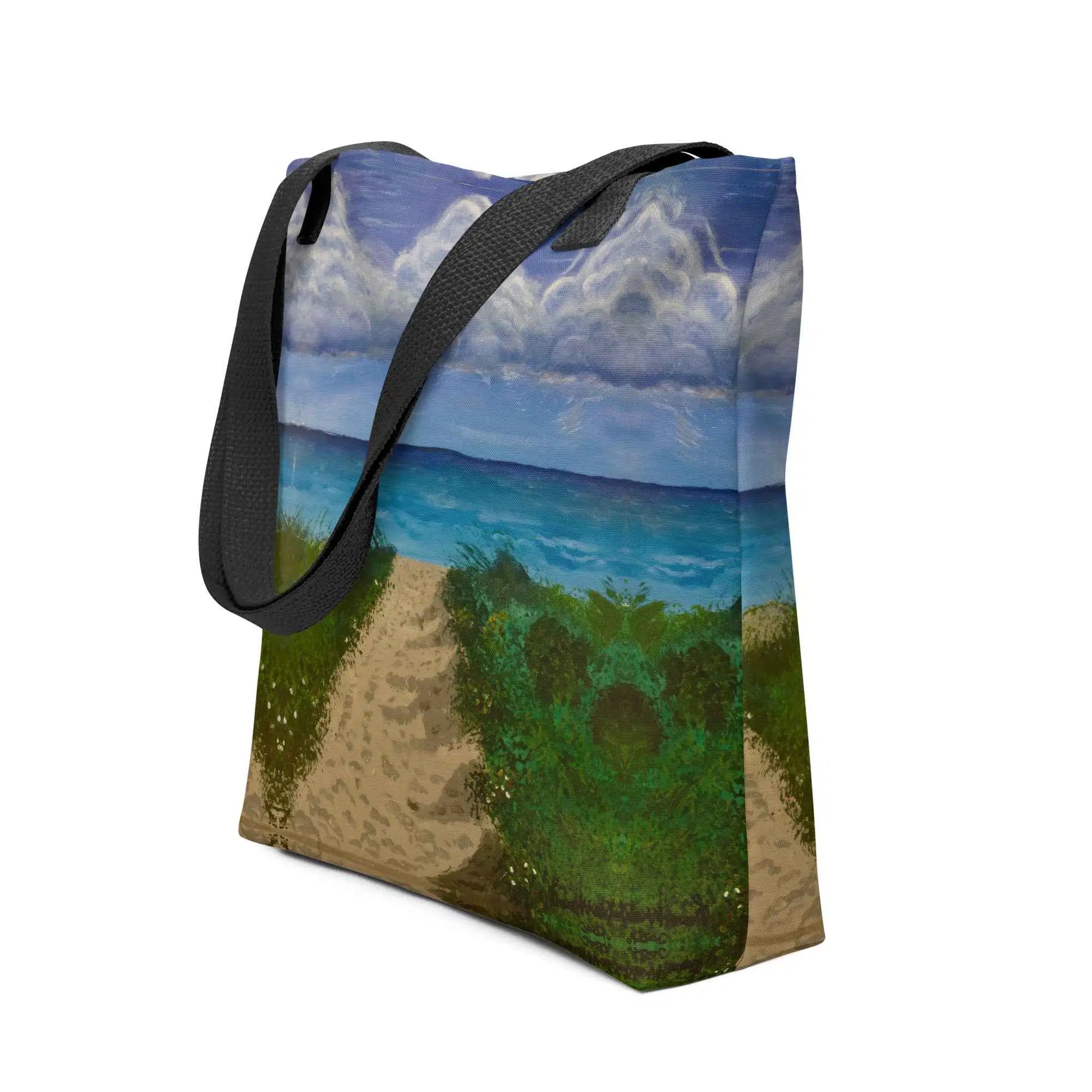 Tote Bag - Edge of Calm - Coastal Pathway Scene