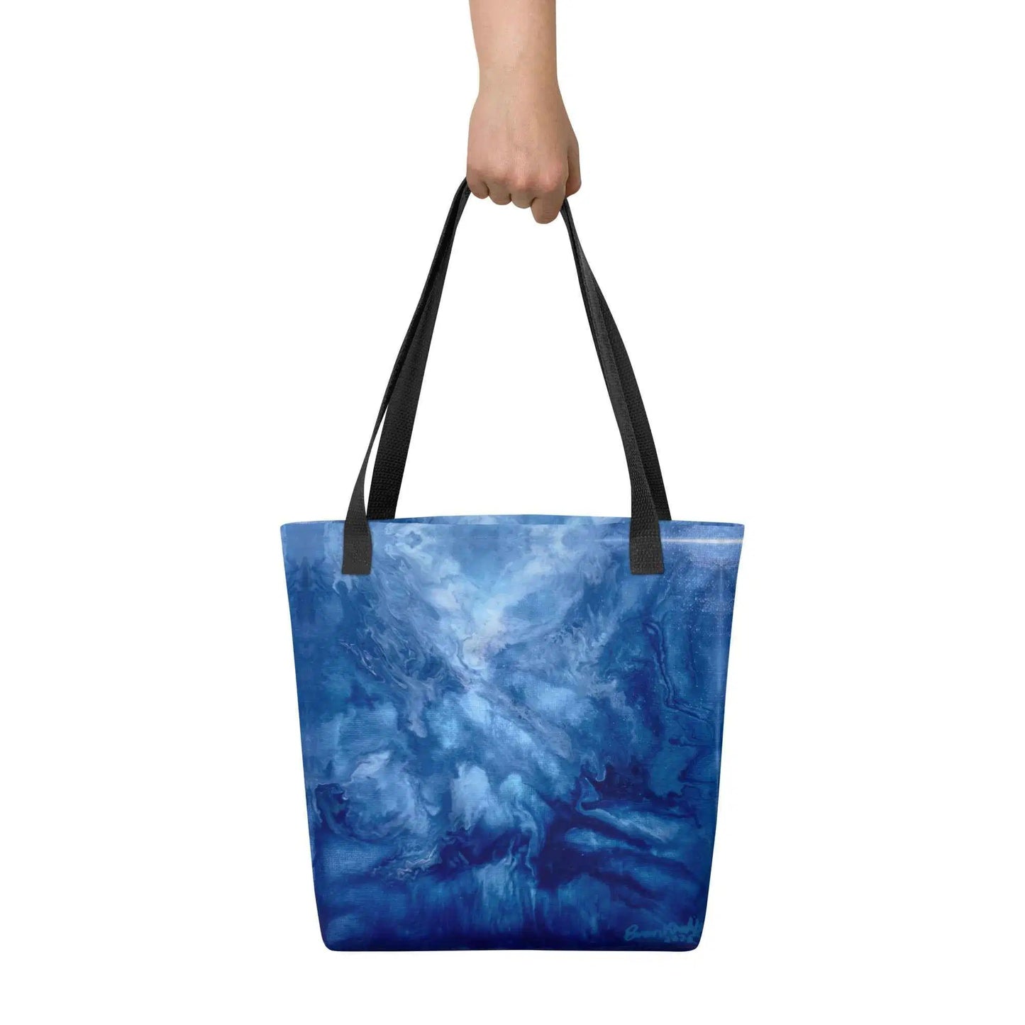 Tote Bag - Thunder - Dramatic Blue Storm Cloud Art