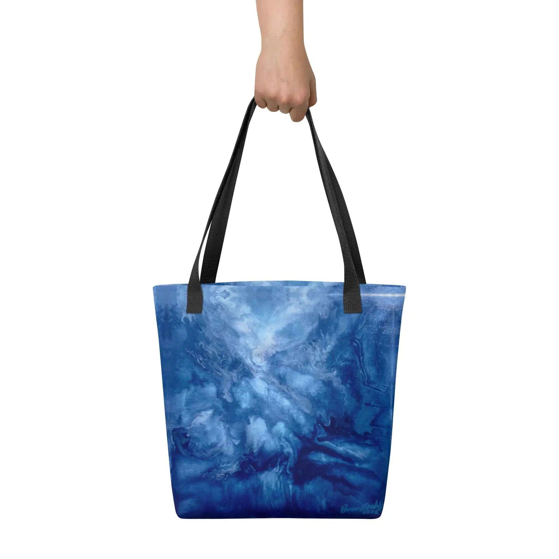 Tote Bag - Thunder - Dramatic Blue Storm Cloud Art