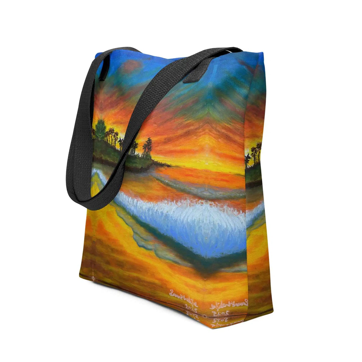 Tote Bag - Day Blazed - Tropical Sunset Palm Tree