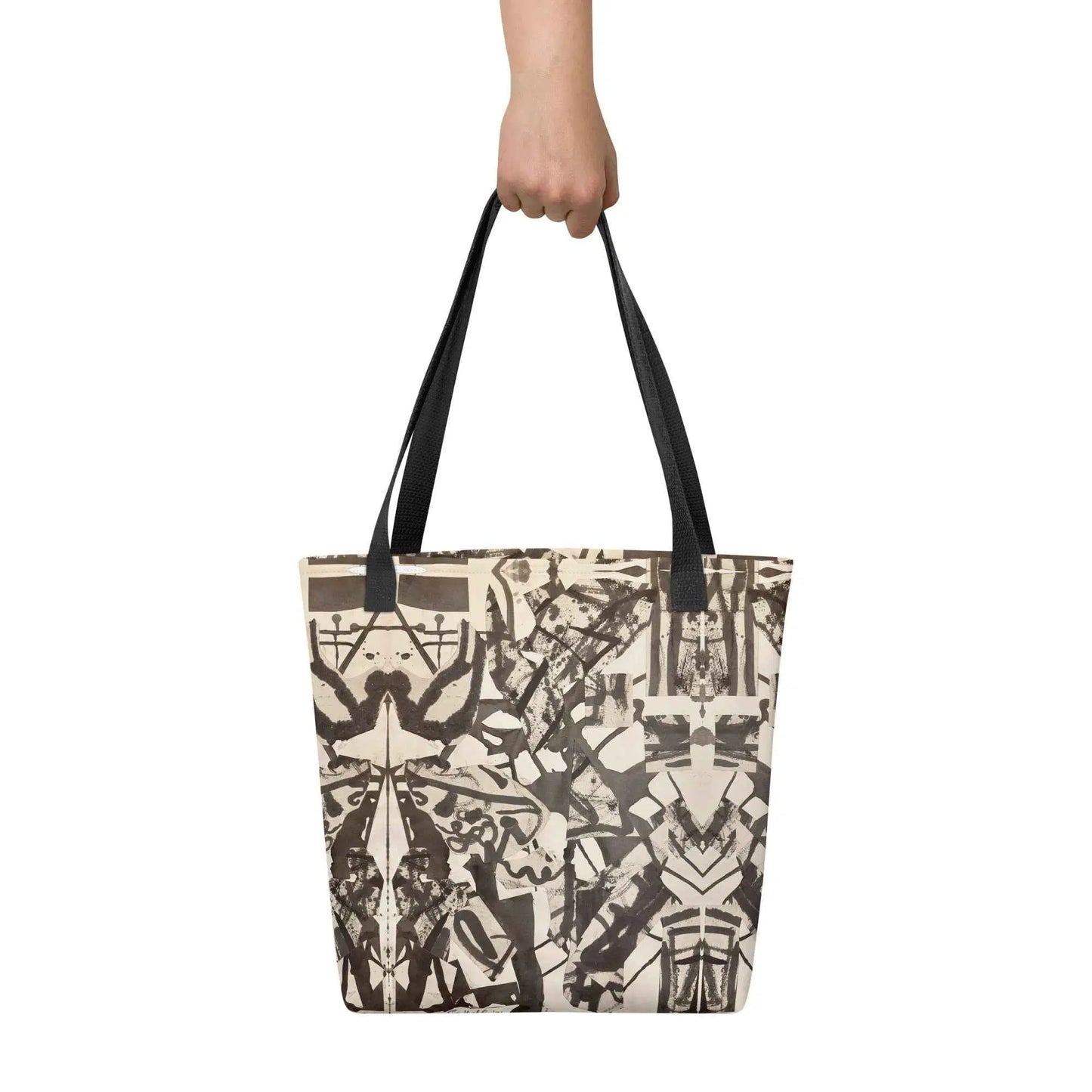 Tote Bag - Fragments of Memory - Abstract Ink Splash
