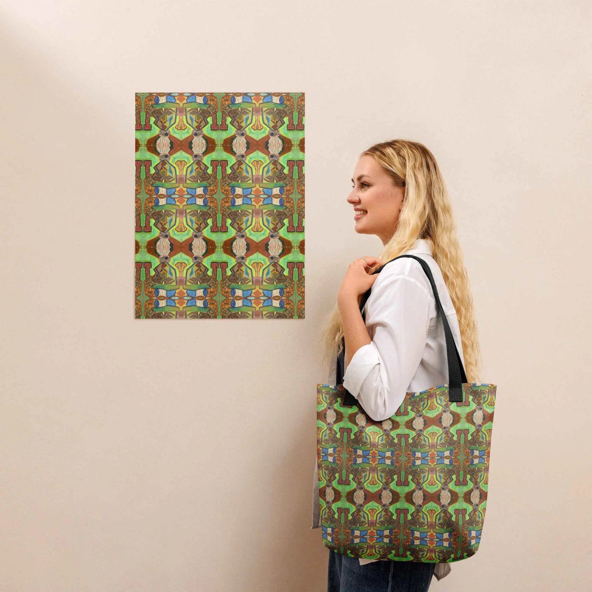 Tote Bag - Fragmented Soul - Cubist Art