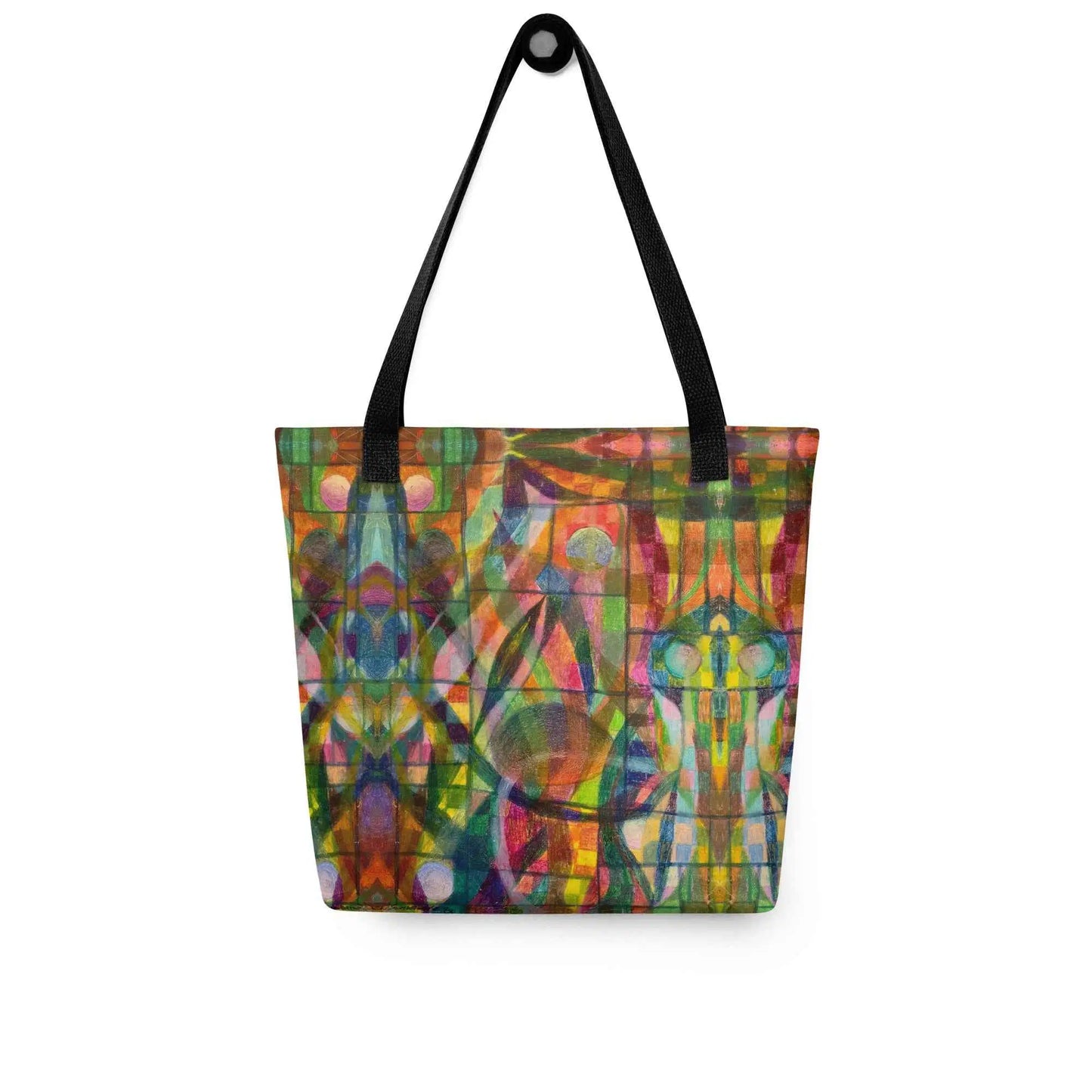 Tote Bag - Organic Life - Abstract Colorful Geometric