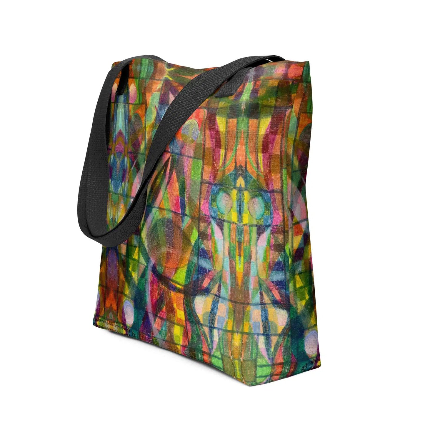 Tote Bag - Organic Life - Abstract Colorful Geometric