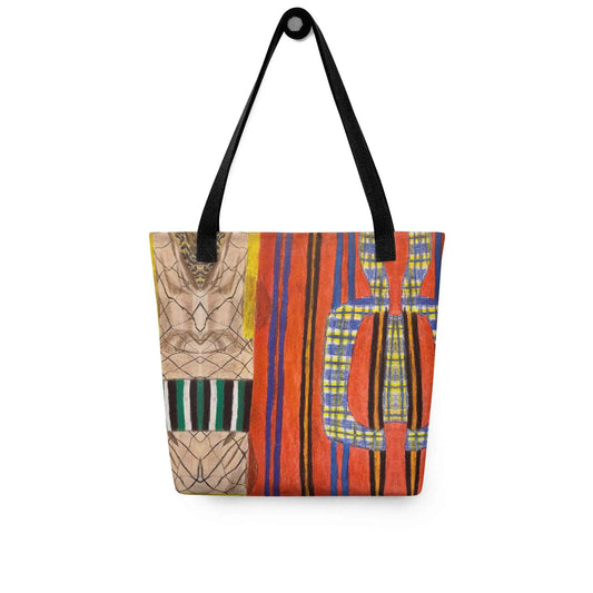 Tote Bag - Palestine's Resilience - Folk Abstract Geometric