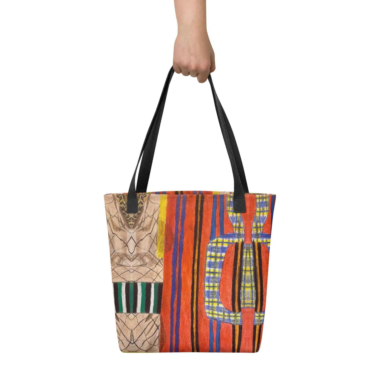Tote Bag - Palestine's Resilience - Folk Abstract Geometric