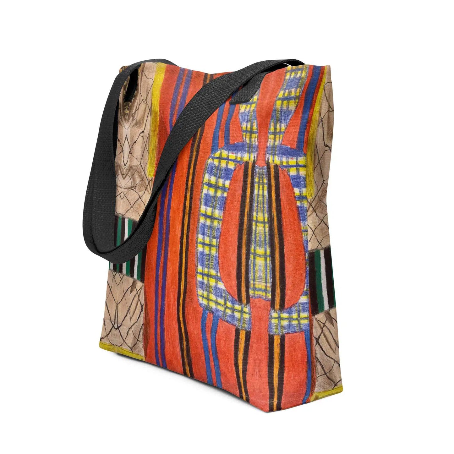 Tote Bag - Palestine's Resilience - Folk Abstract Geometric