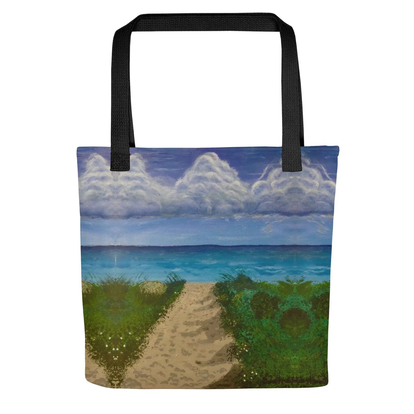 Tote Bag - Edge of Calm - Coastal Pathway Scene