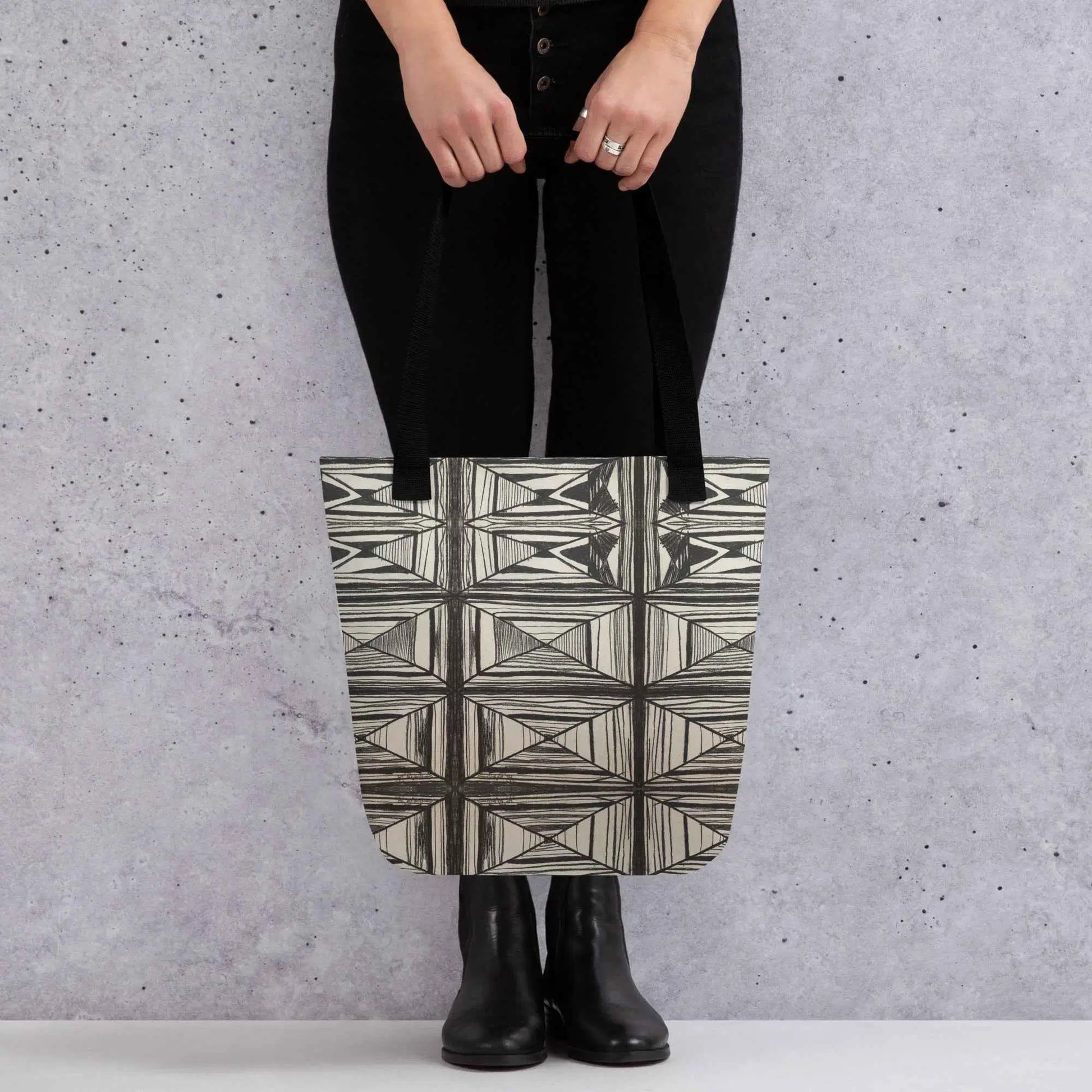 Tote Bag - Deception - Geometric Op Art