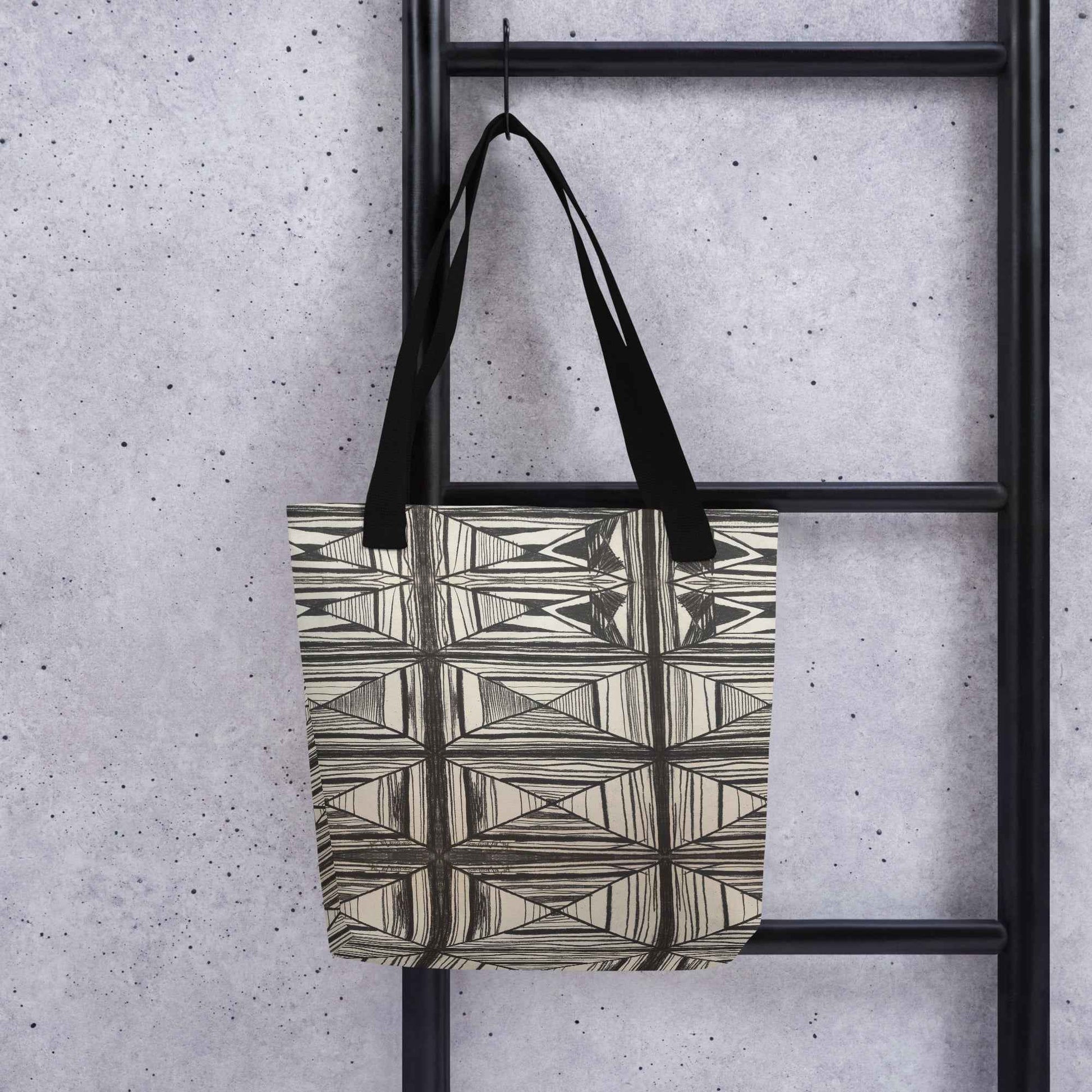 Tote Bag - Deception - Geometric Op Art
