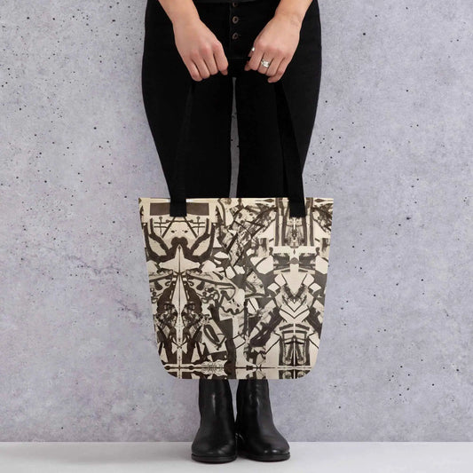 Tote Bag - Fragments of Memory - Abstract Ink Splash