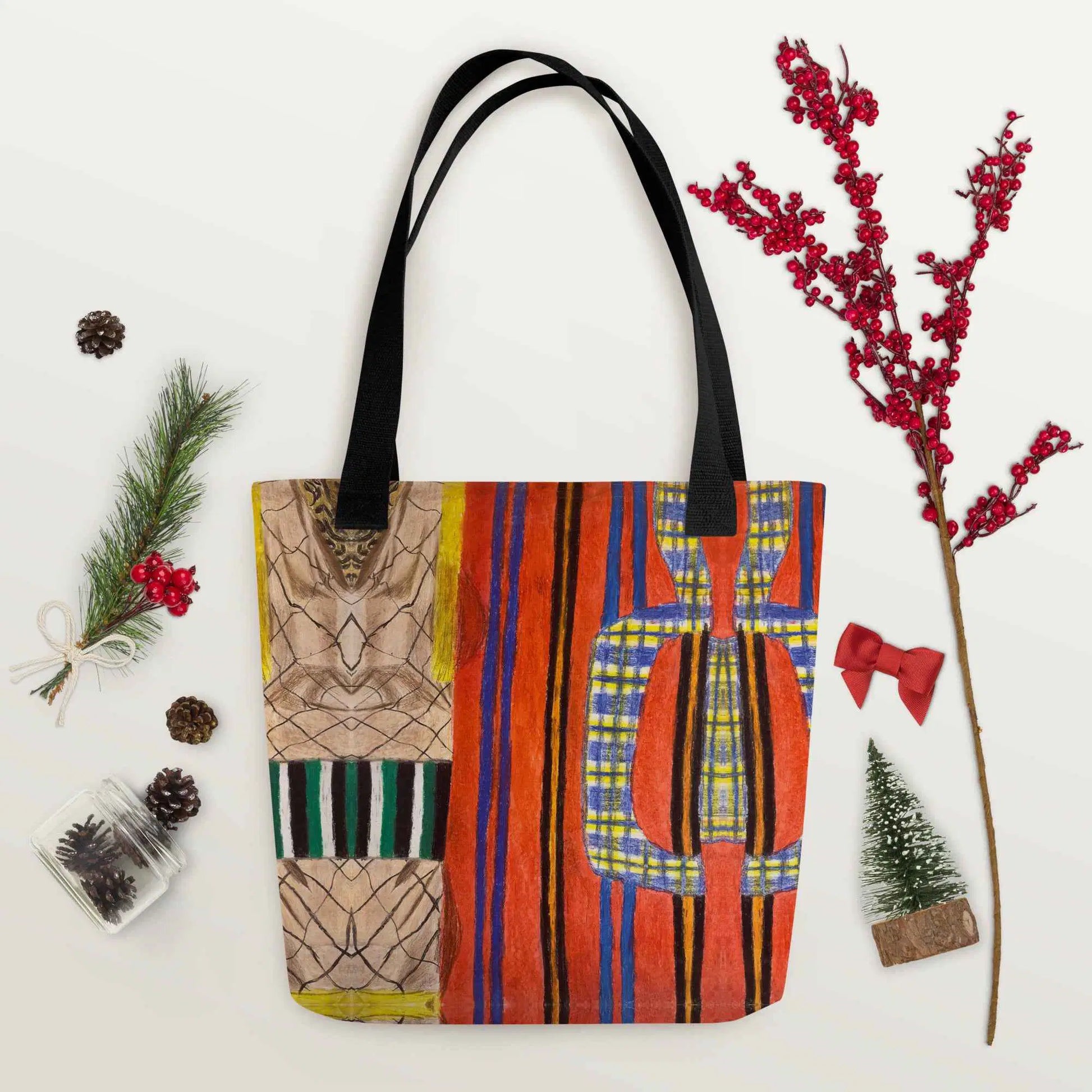 Tote Bag - Palestine's Resilience - Folk Abstract Geometric