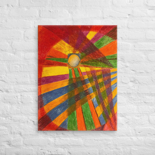 Canvas Print - Solar Burst - Geometric Abstract Art
