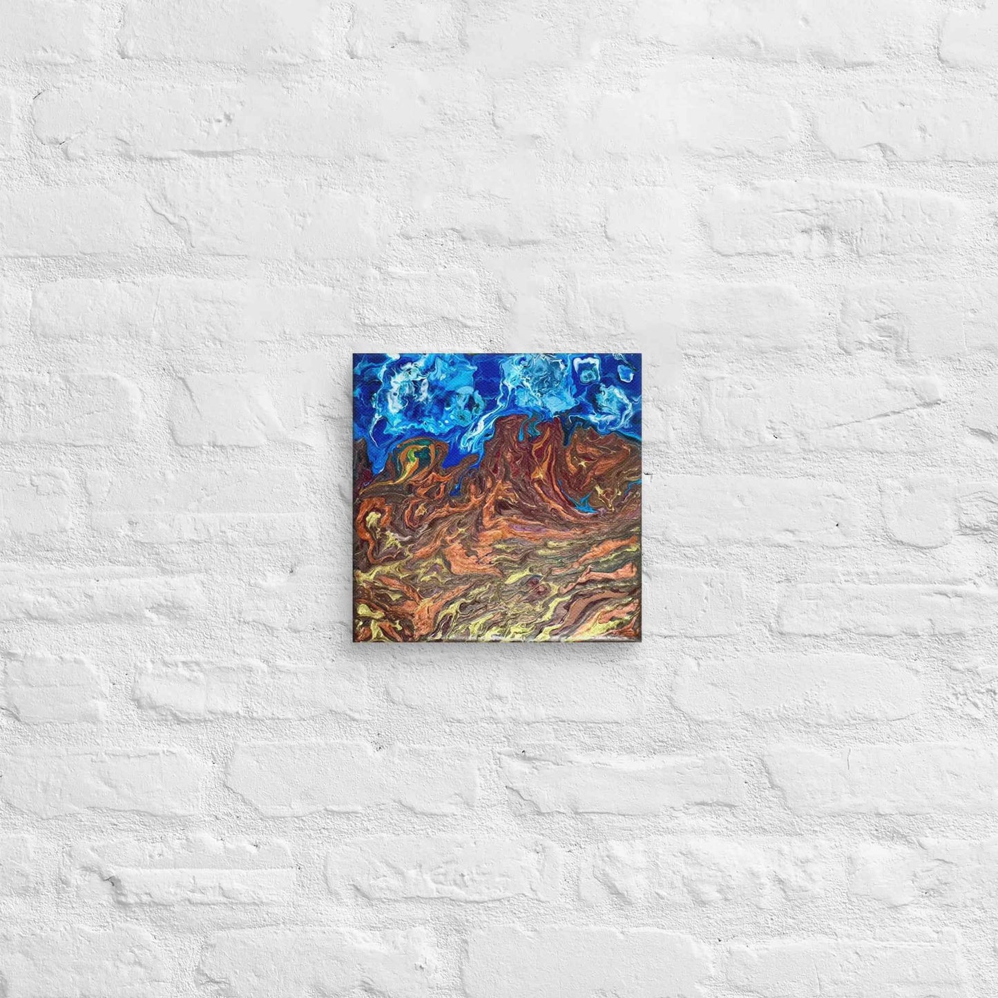 Canvas Print - Zeffir (exhale) - Fluid Abstract Earth & Sky