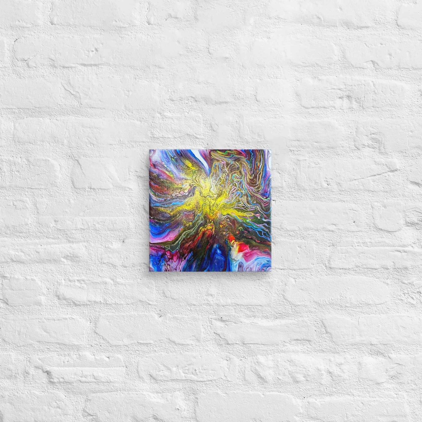 Canvas Print - In The Beginning - Cosmic Gold Explosion