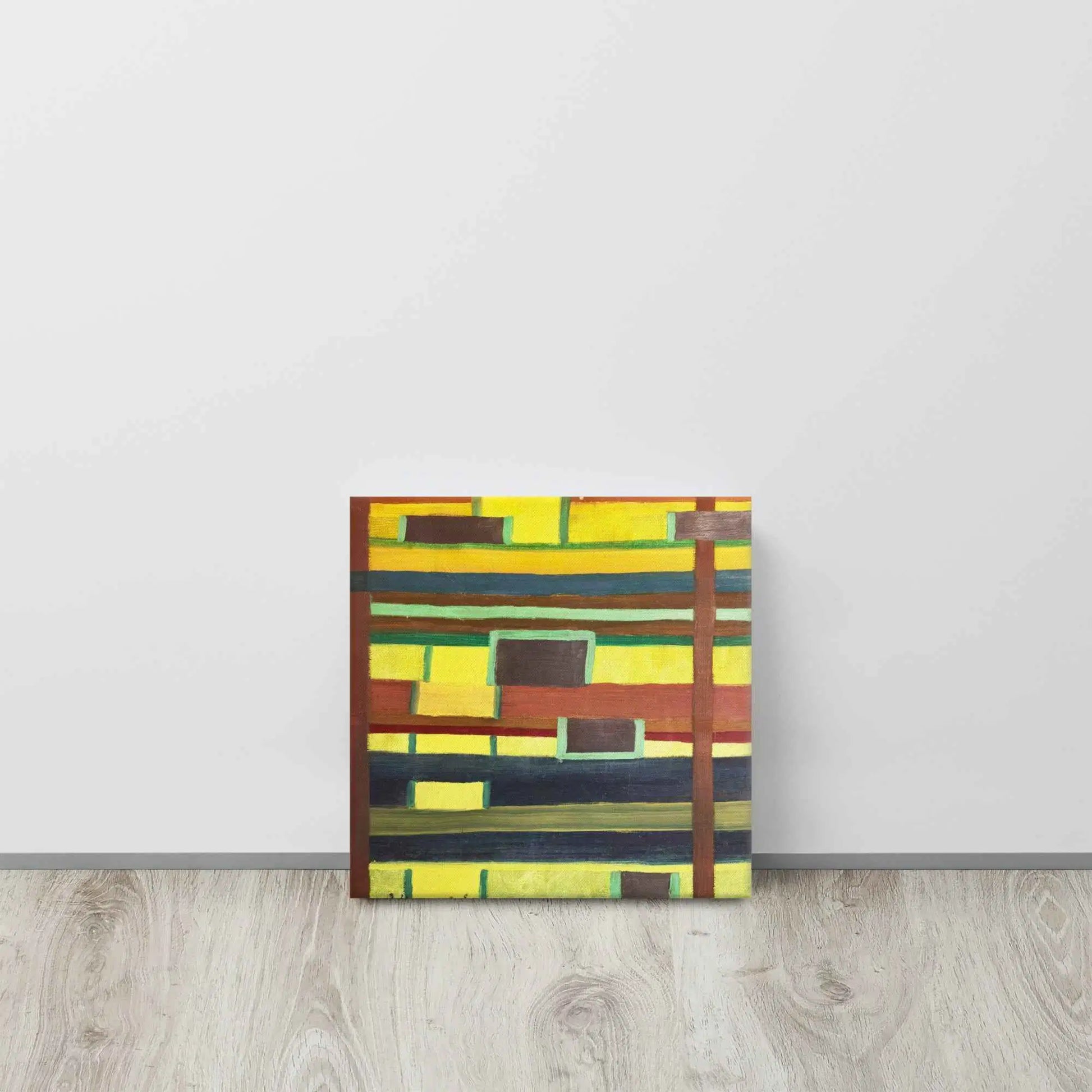 Canvas Print - City in Grids - Geometric Abstract Urban