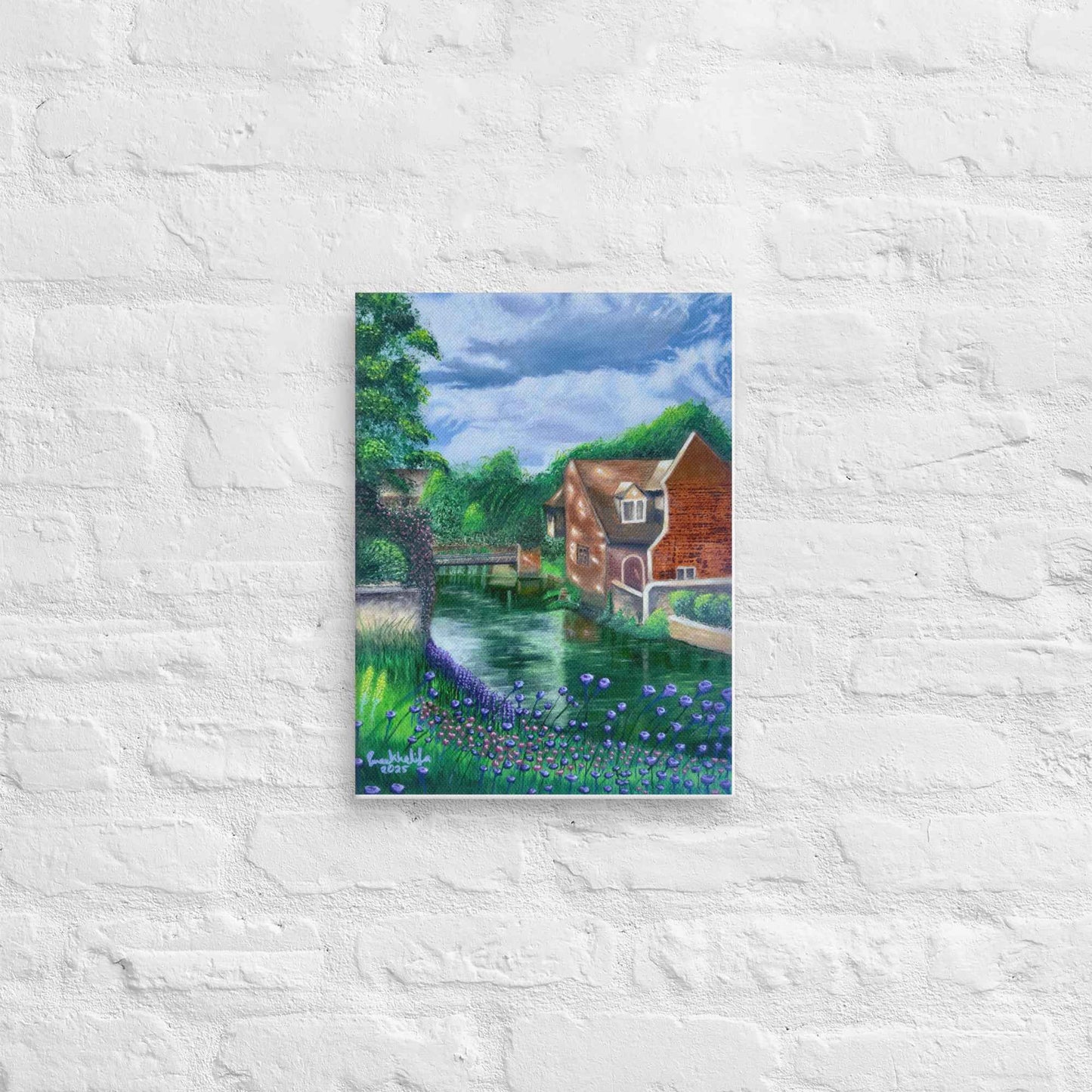 Canvas Print - River Melody - Impressionist Landscape