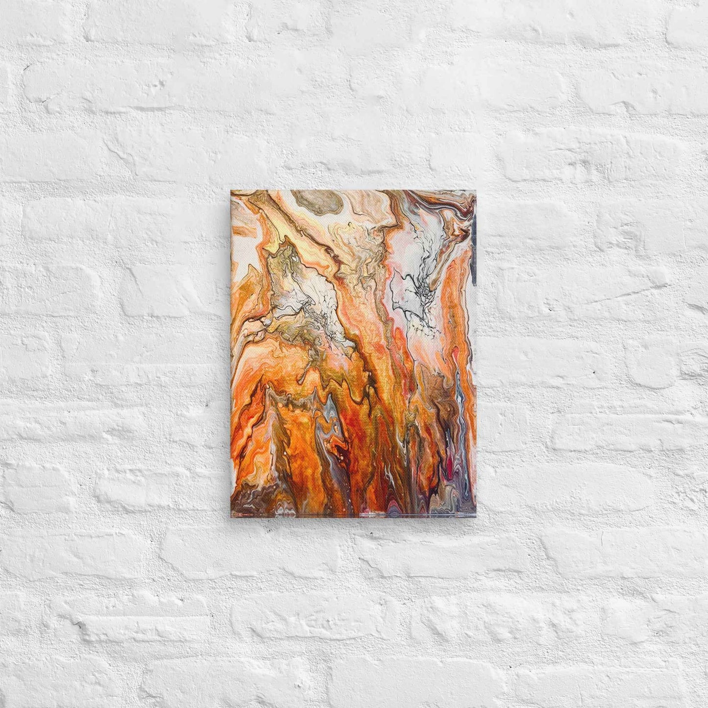 Canvas Print - Canyon - Fluid Abstract Earth Tone