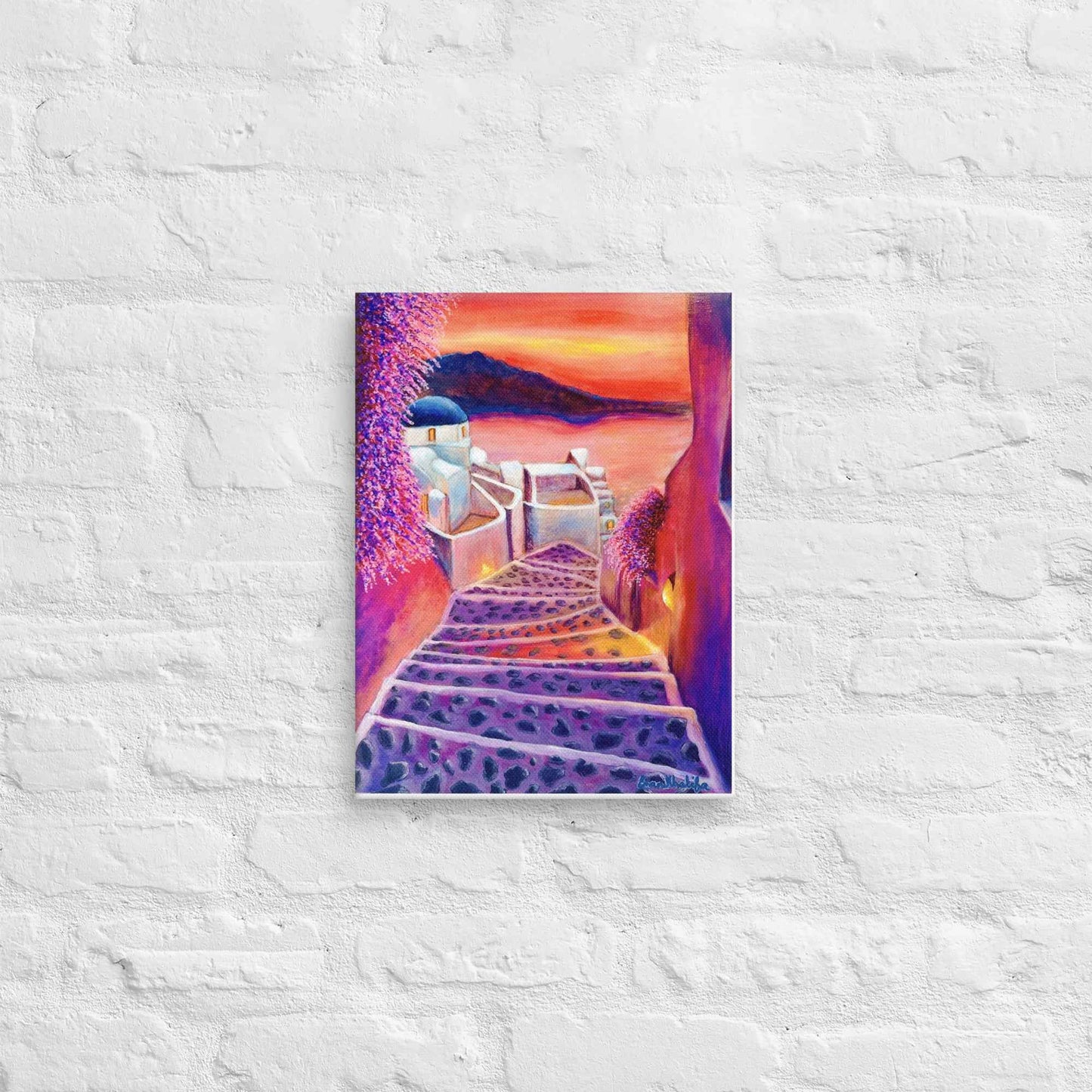 Canvas Print – Warm Embrace – Romantic Evening Landscape Art