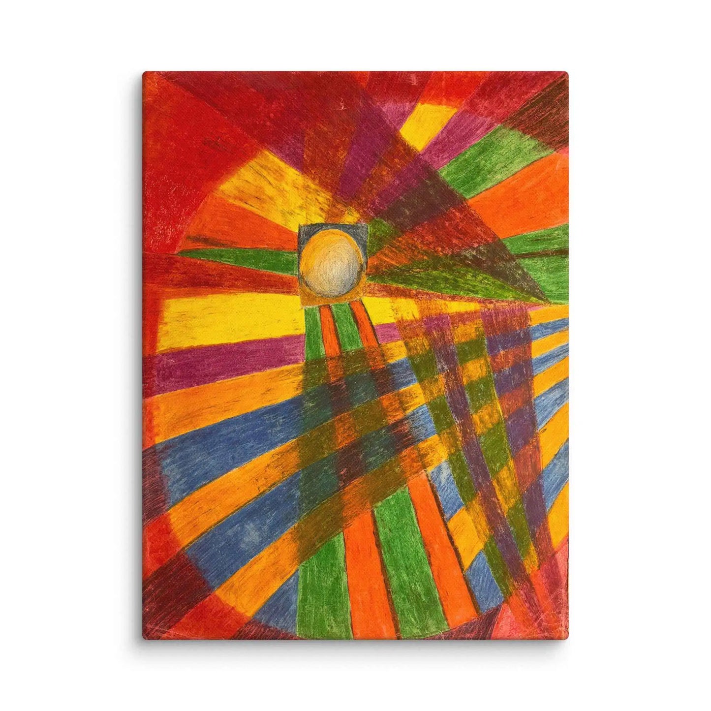 Canvas Print - Solar Burst - Geometric Abstract Art