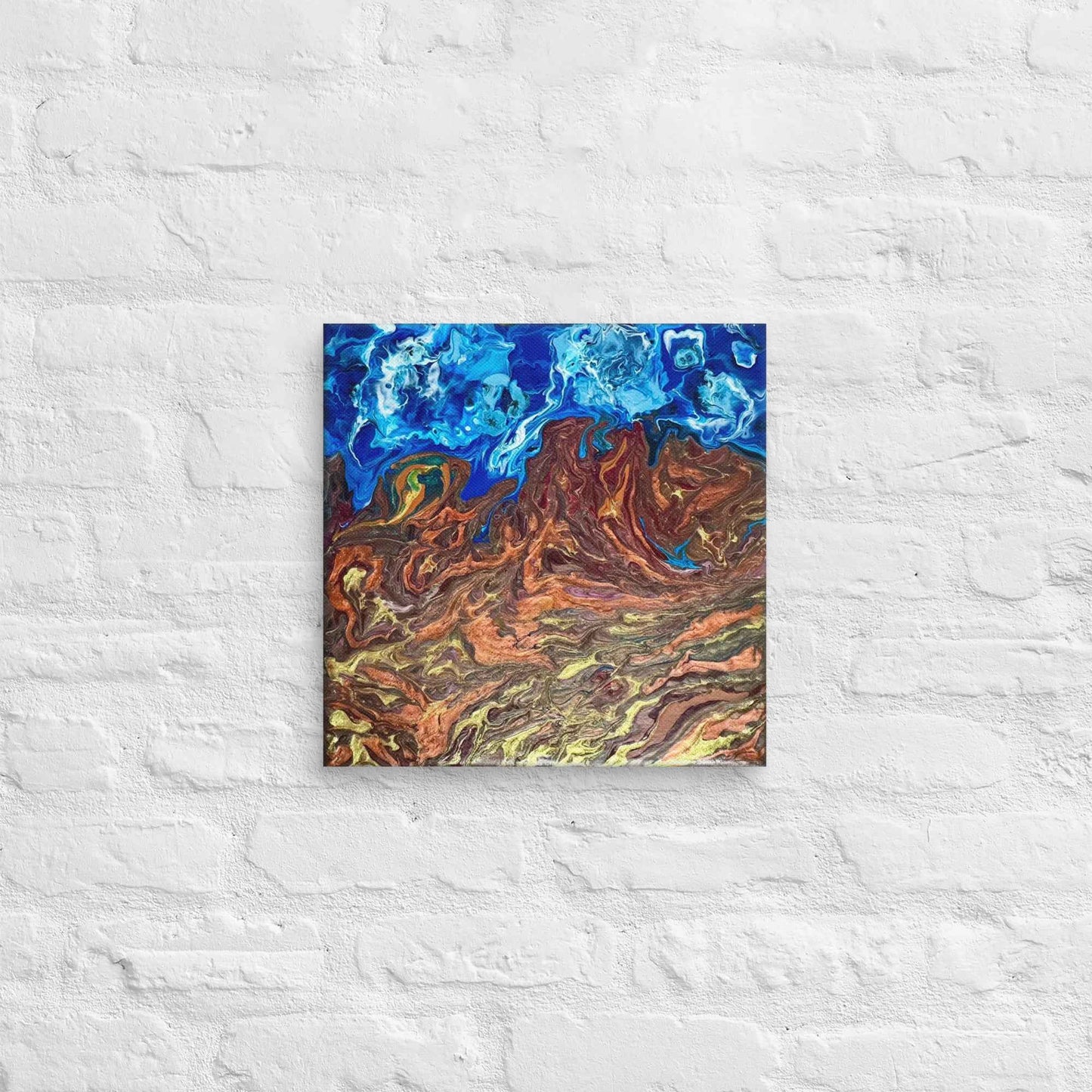 Canvas Print - Zeffir (exhale) - Fluid Abstract Earth & Sky