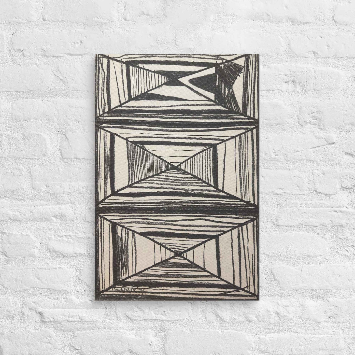 Canvas Print - Deception - Geometric Op Art