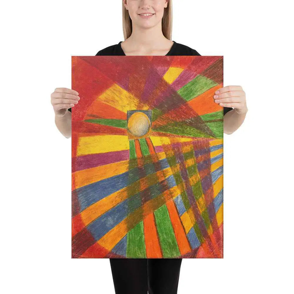 Canvas Print - Solar Burst - Geometric Abstract Art