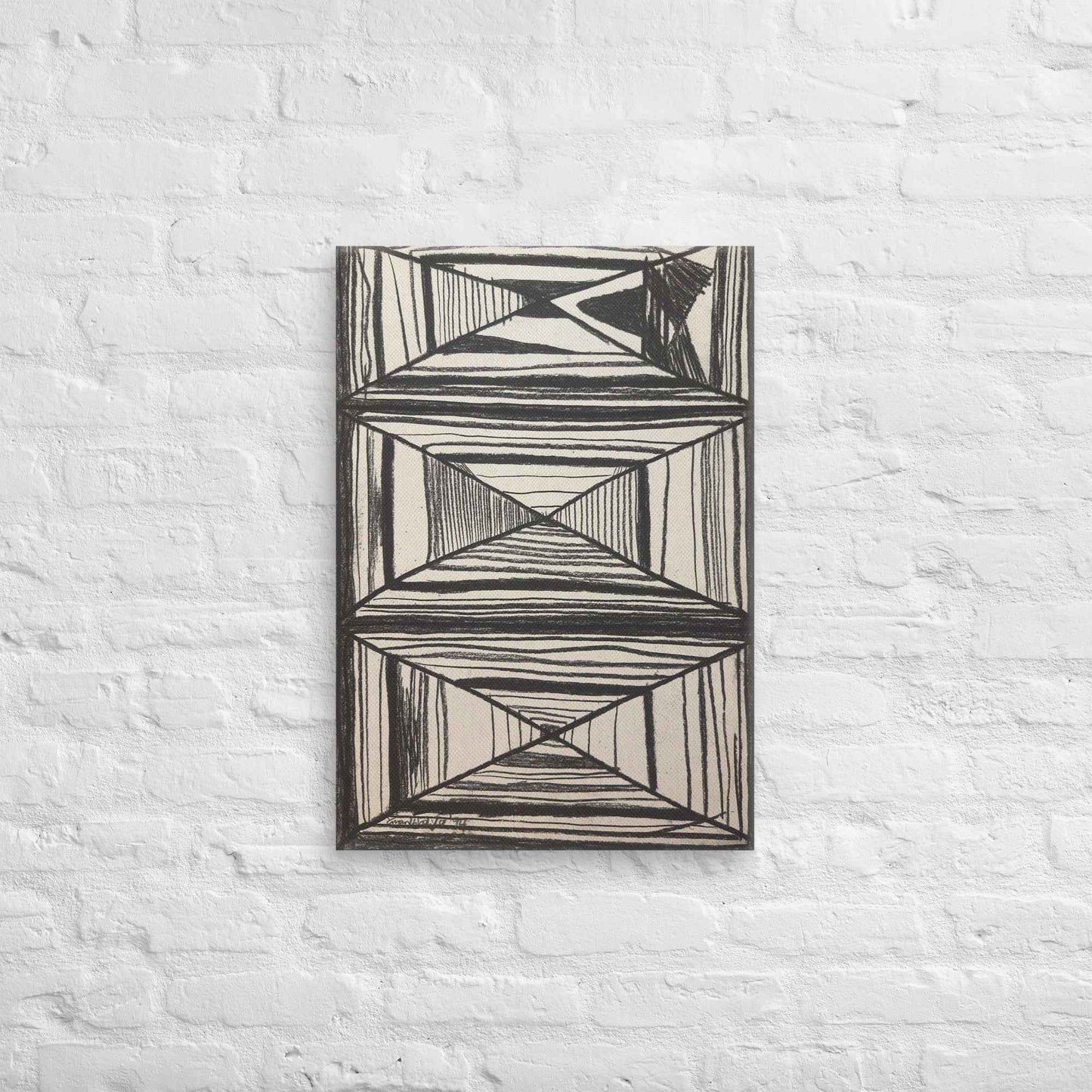 Canvas Print - Deception - Geometric Op Art