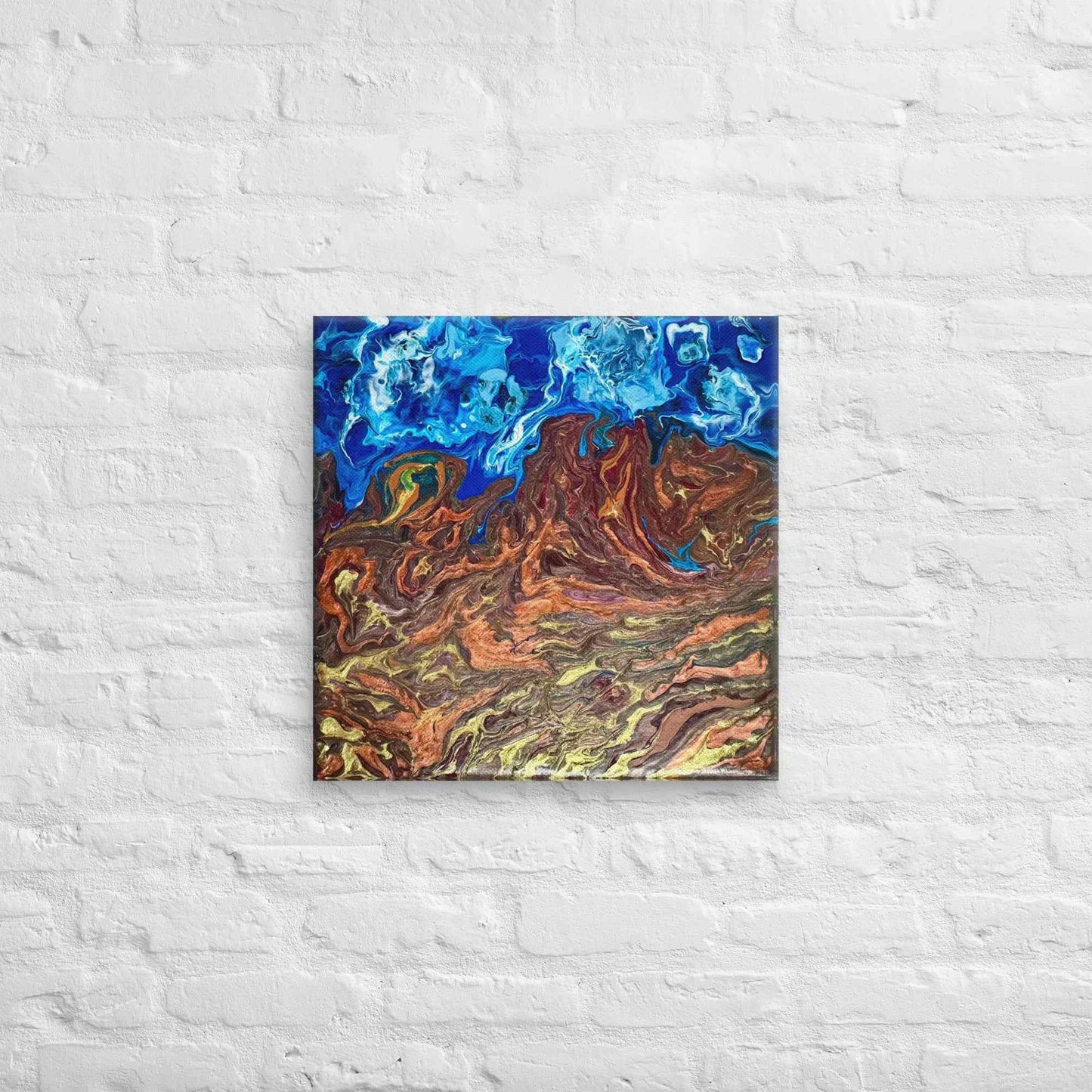 Canvas Print - Zeffir (exhale) - Fluid Abstract Earth & Sky