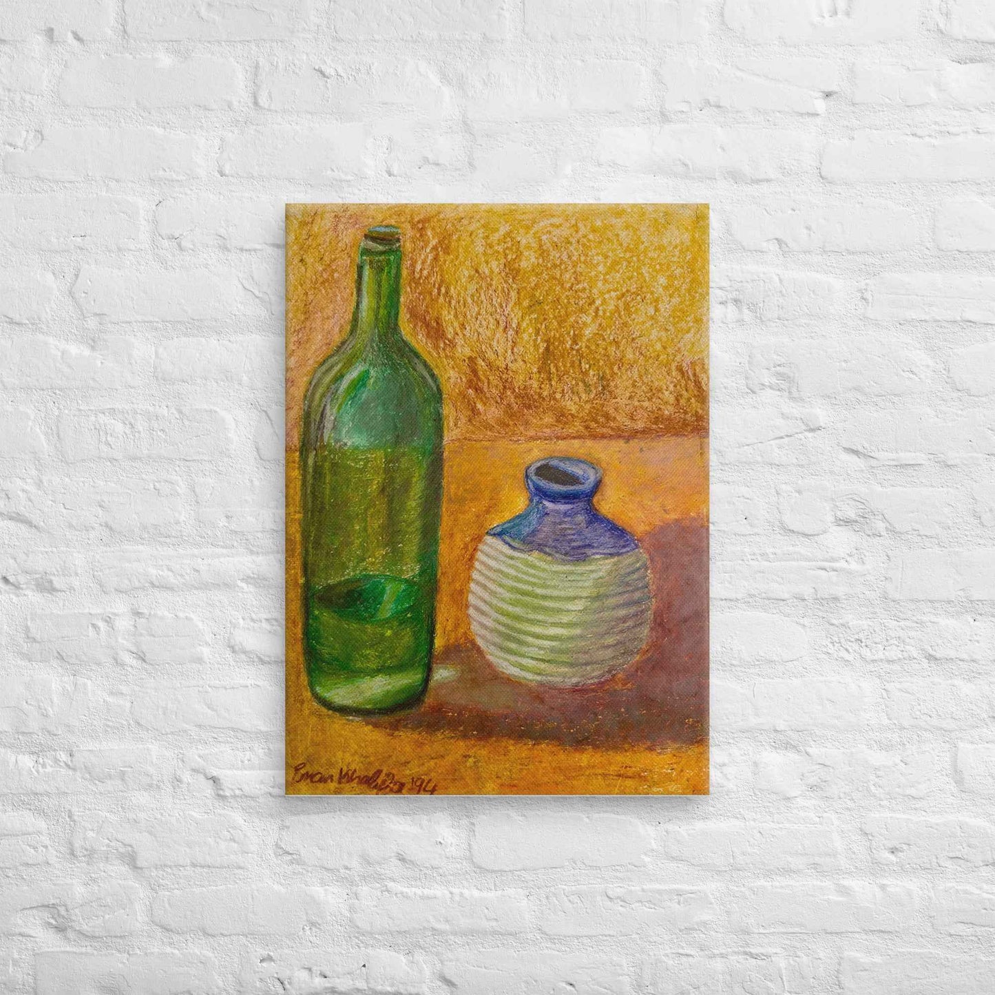 Original Oil Painting - Still Longing - Warm Still Life