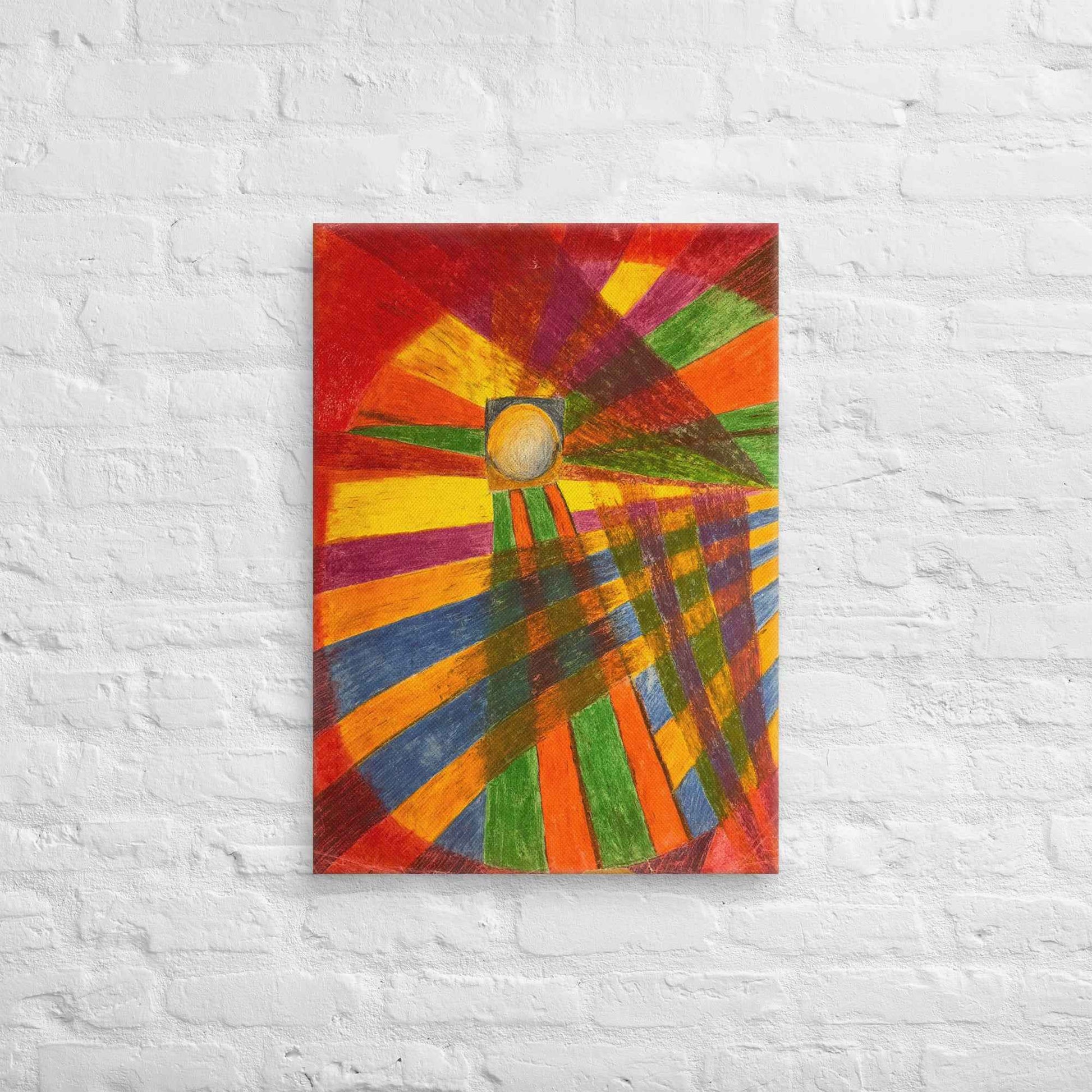Canvas Print - Solar Burst - Geometric Abstract Art