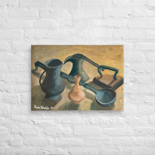 Canvas Print - Genesis of Form - Still Life Rustic Vessels