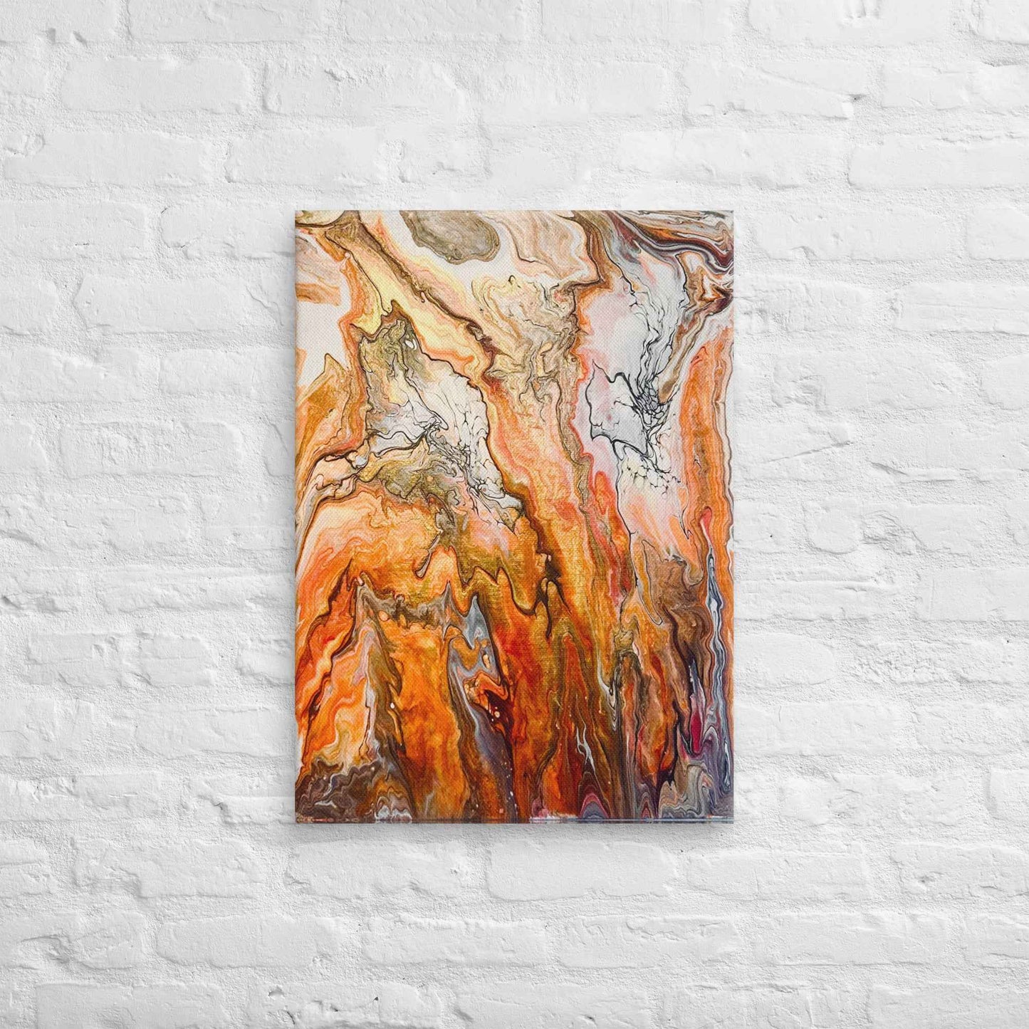 Canvas Print - Canyon - Fluid Abstract Earth Tone