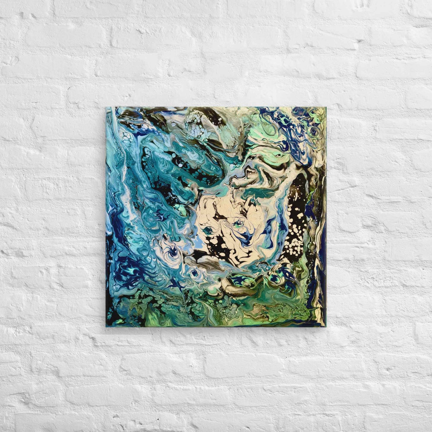 Canvas Print - Tectonic - Fluid Abstract Geologic Art