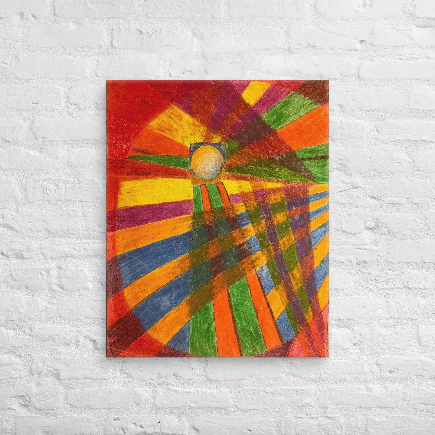 Canvas Print - Solar Burst - Geometric Abstract Art
