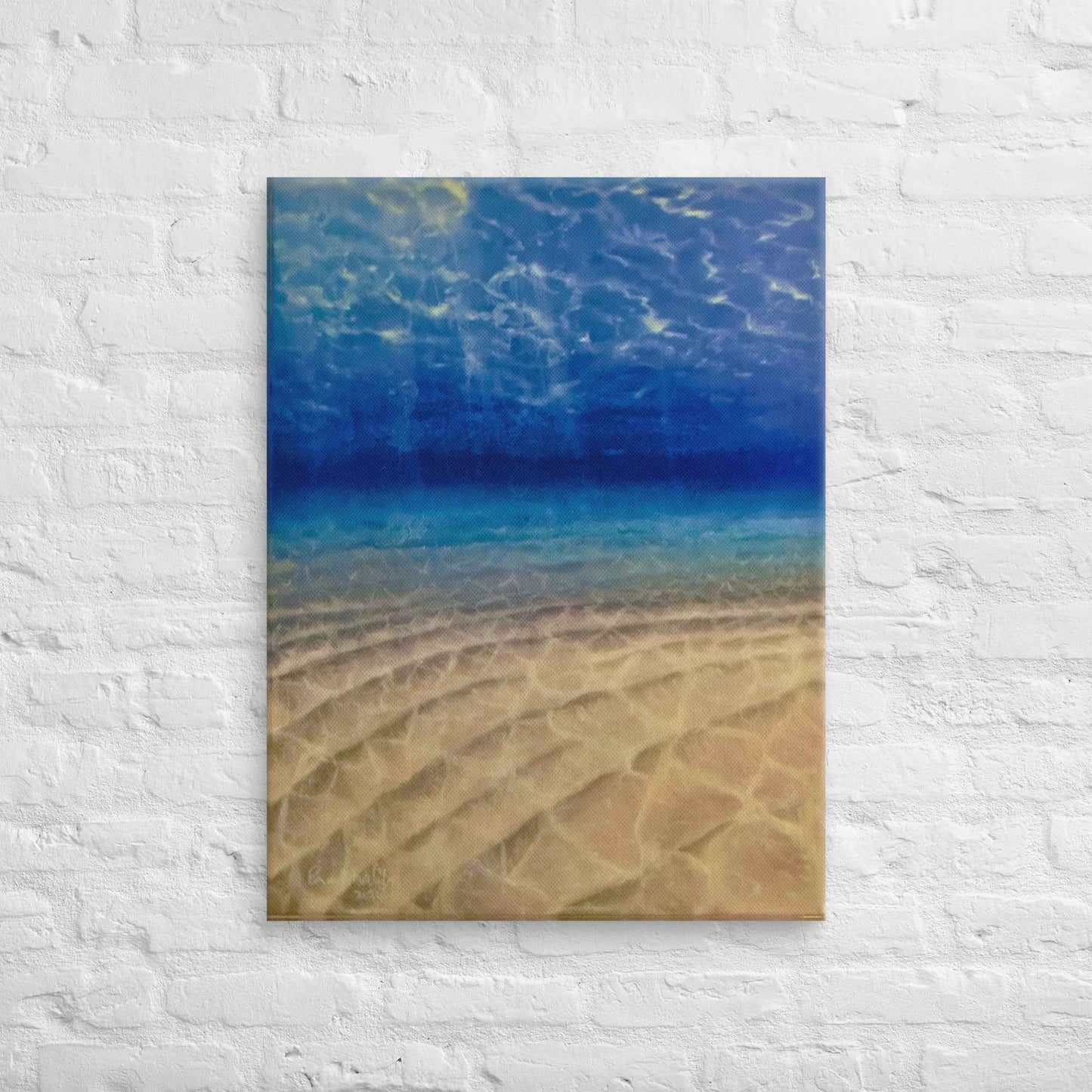 Canvas Print - Hypnosis - Underwater Scene & Light - Eman's Gallery