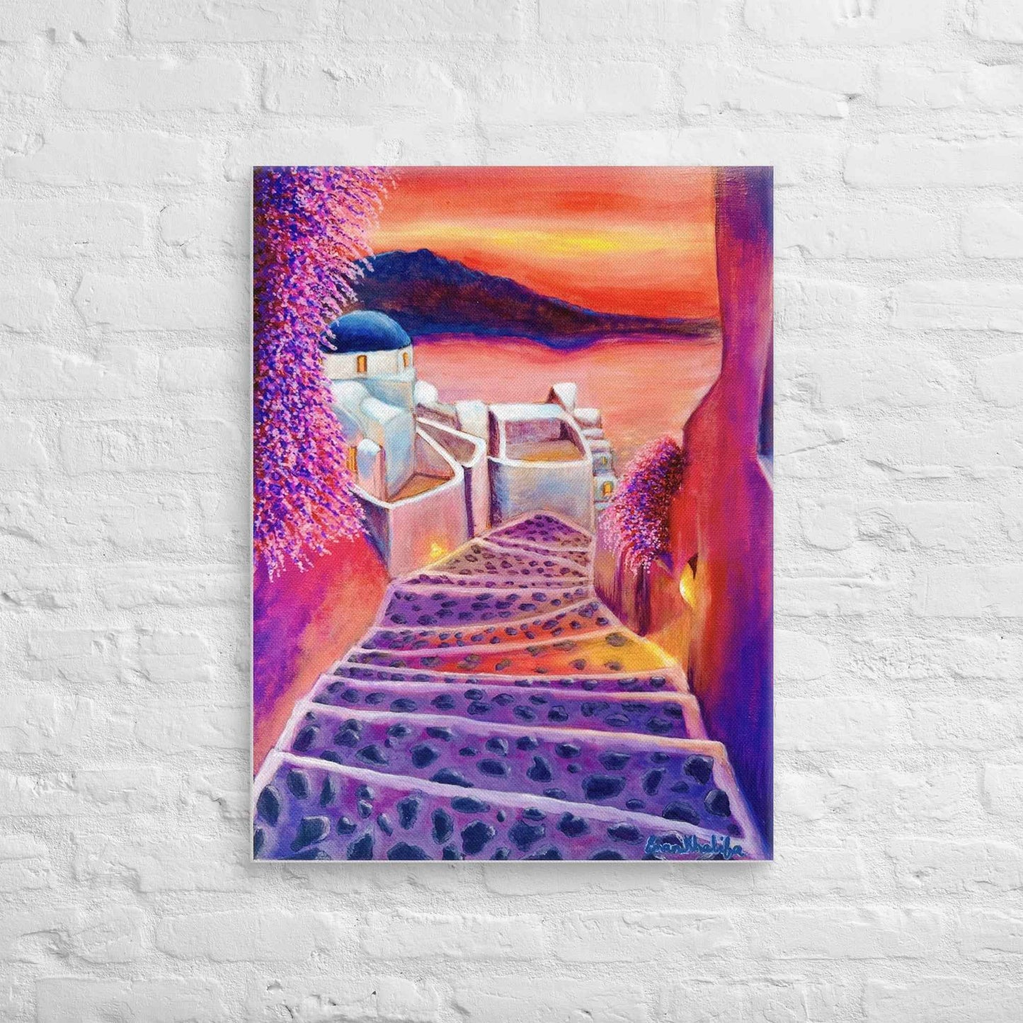 Canvas Print – Warm Embrace – Romantic Evening Landscape Art