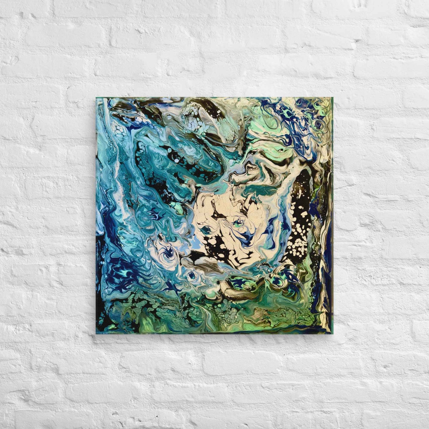 Canvas Print - Tectonic - Fluid Abstract Geologic Art