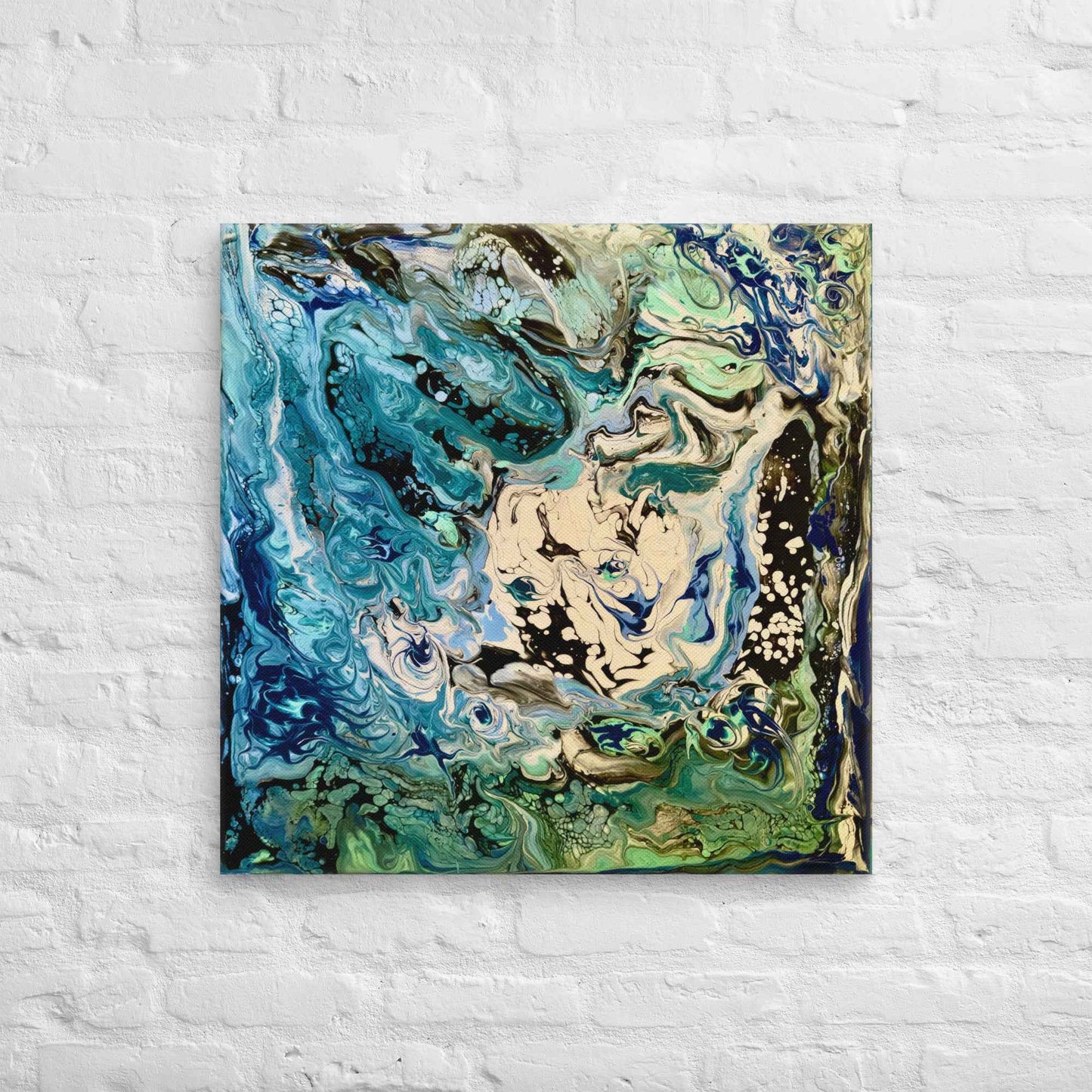 Canvas Print - Tectonic - Fluid Abstract Geologic Art