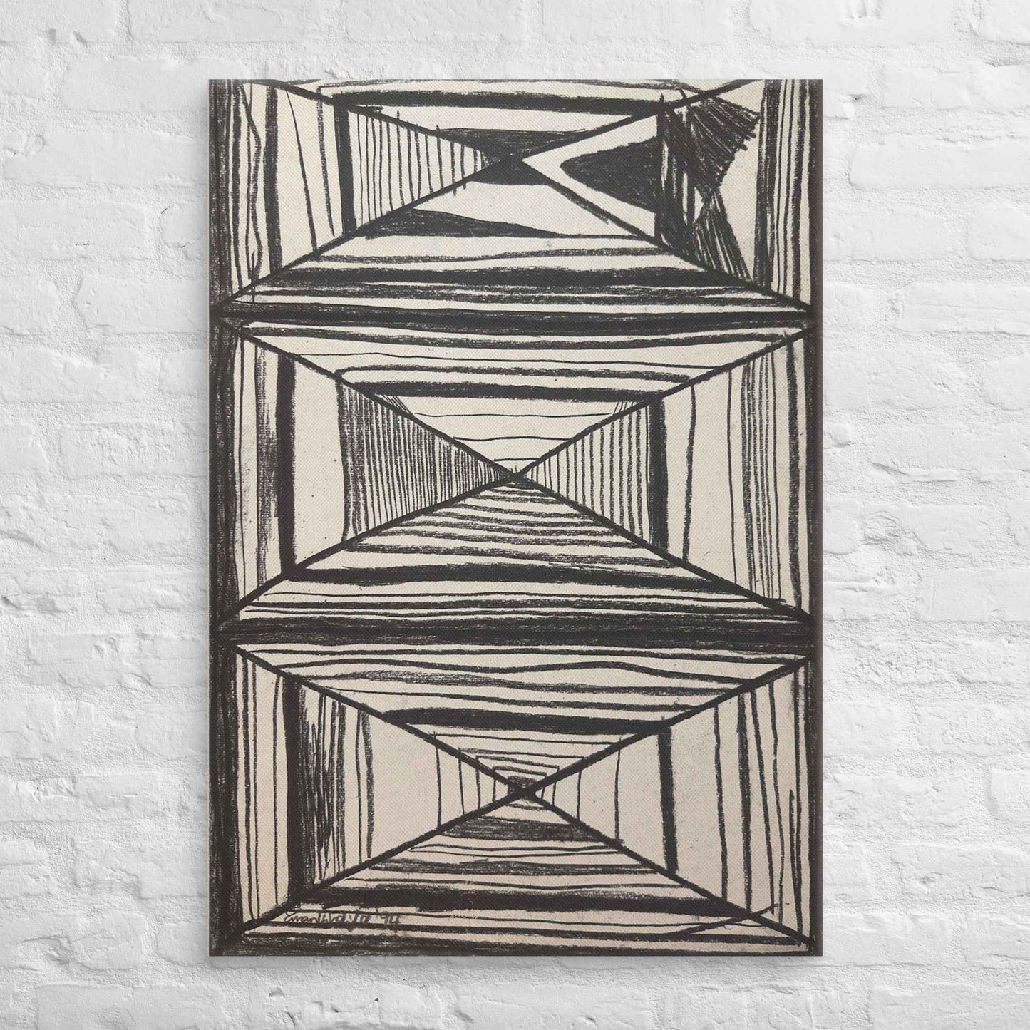 Canvas Print - Deception - Geometric Op Art