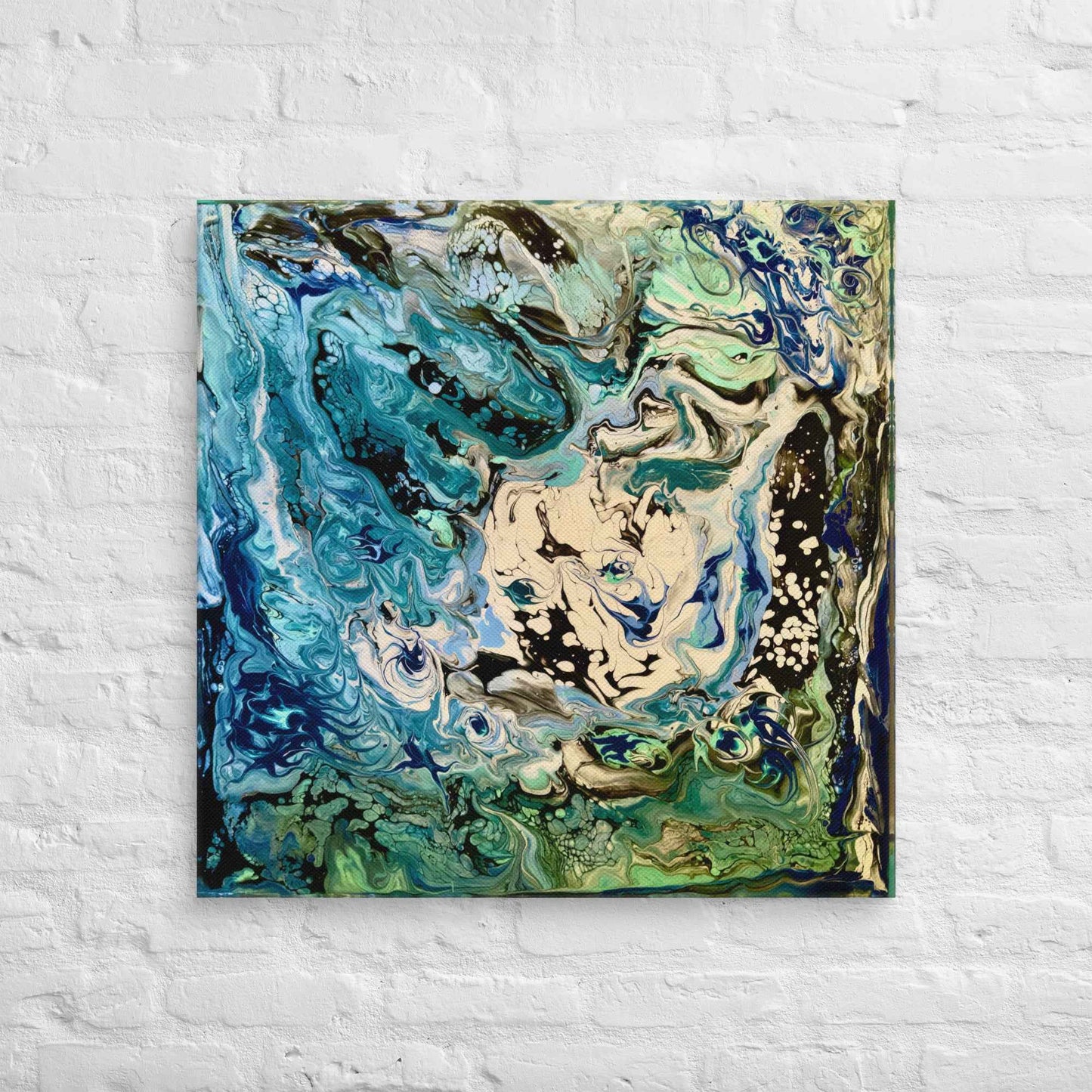 Canvas Print - Tectonic - Fluid Abstract Geologic Art