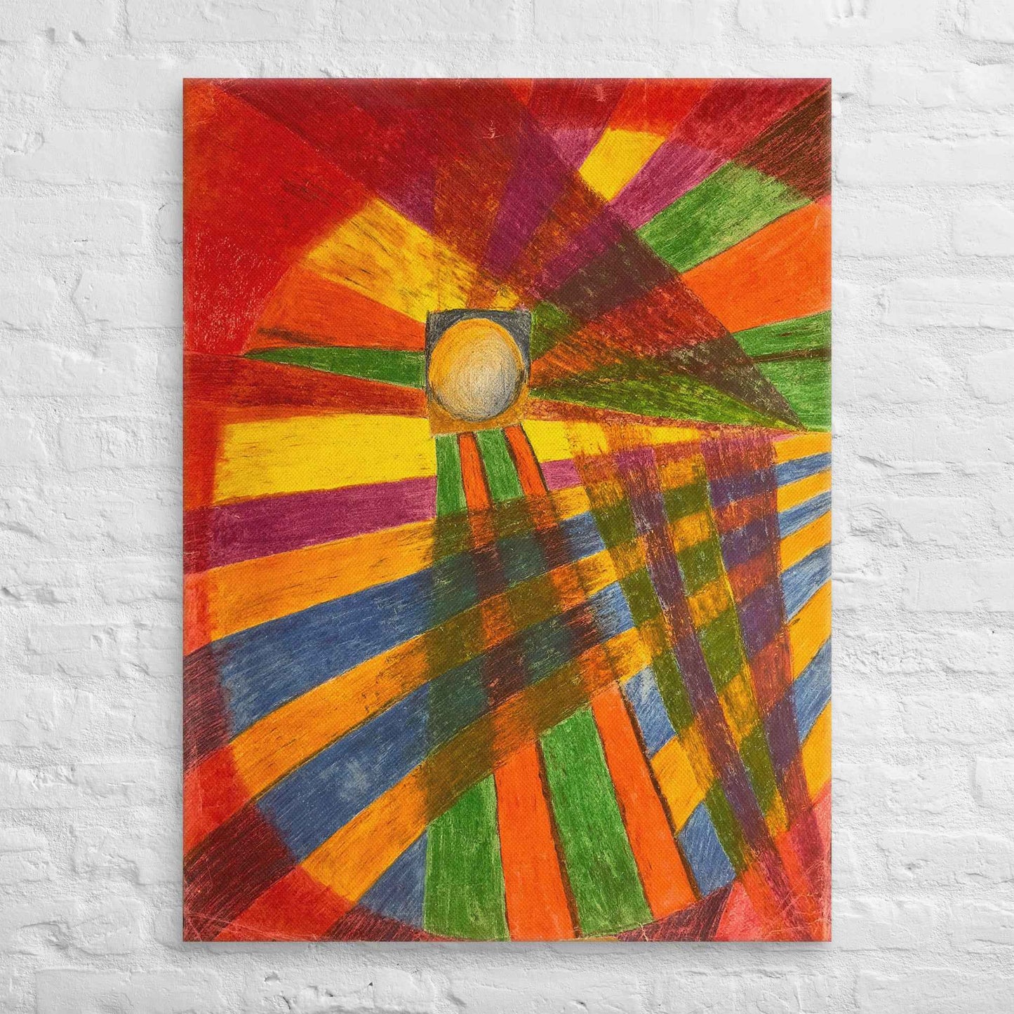 Canvas Print - Solar Burst - Geometric Abstract Art