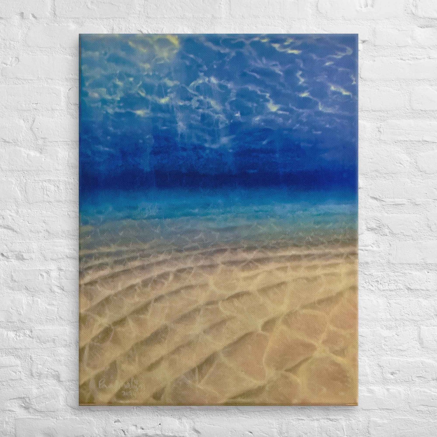 Canvas Print - Hypnosis - Underwater Scene & Light - Eman's Gallery