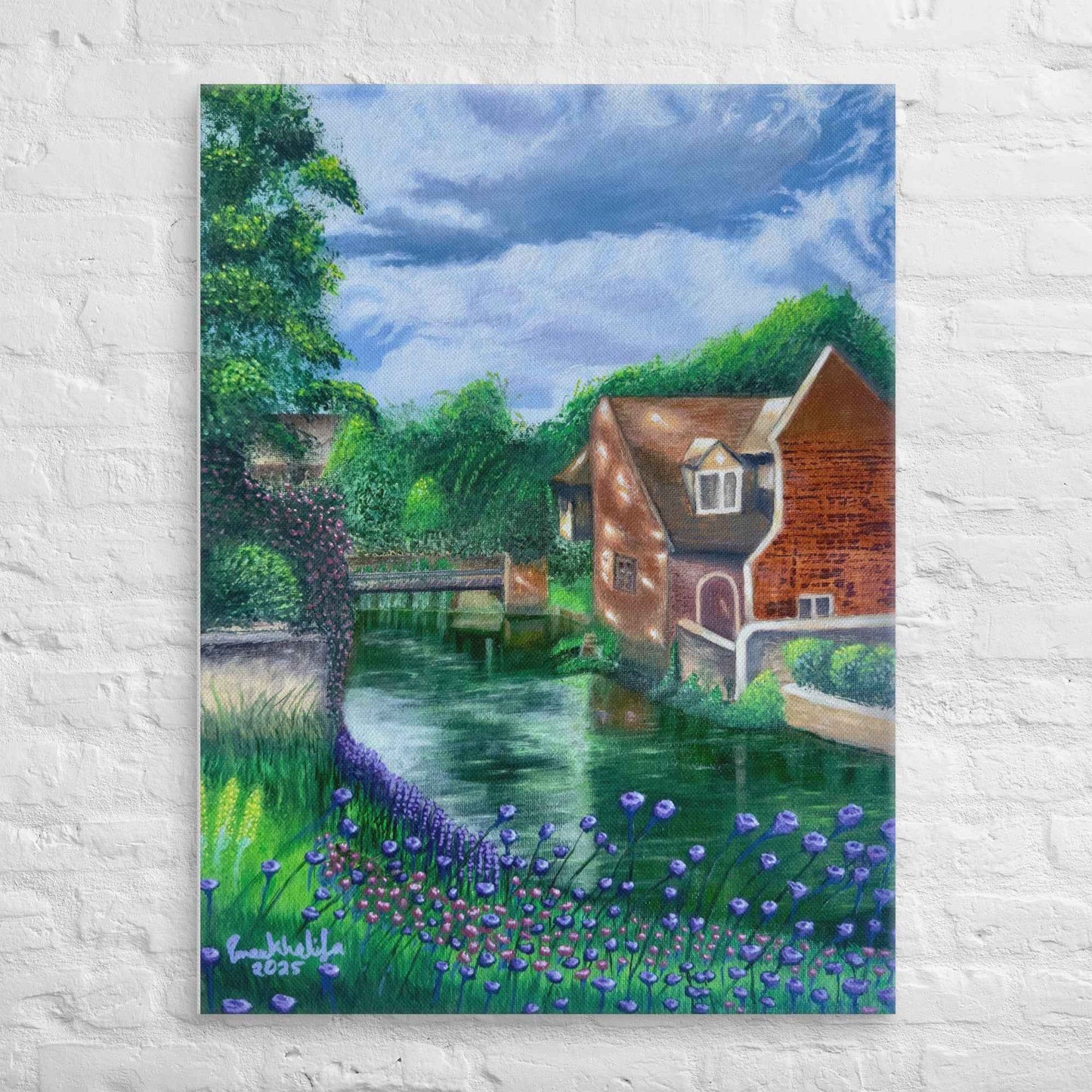 Canvas Print - River Melody - Impressionist Landscape