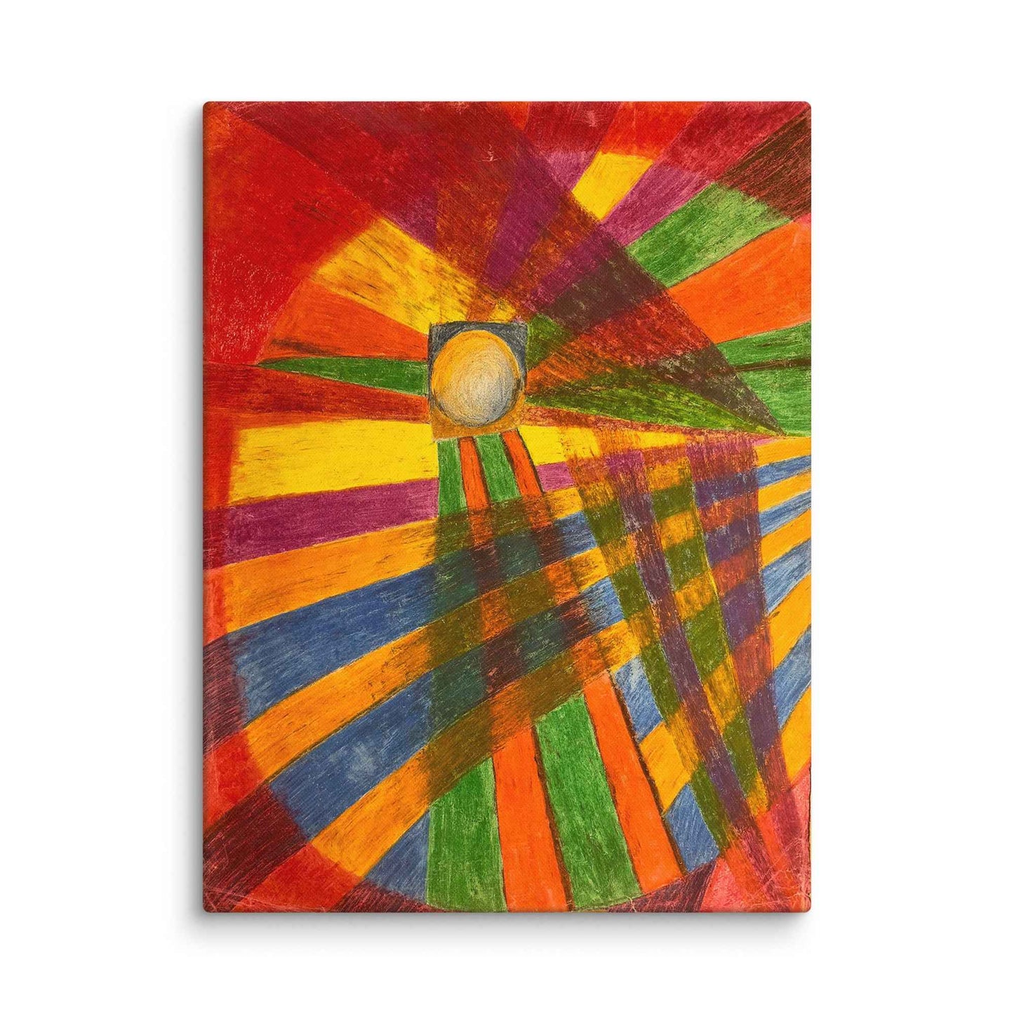 Canvas Print - Solar Burst - Geometric Abstract Art