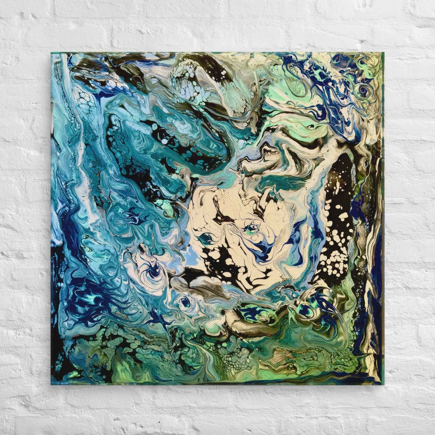 Canvas Print - Tectonic - Fluid Abstract Geologic Art