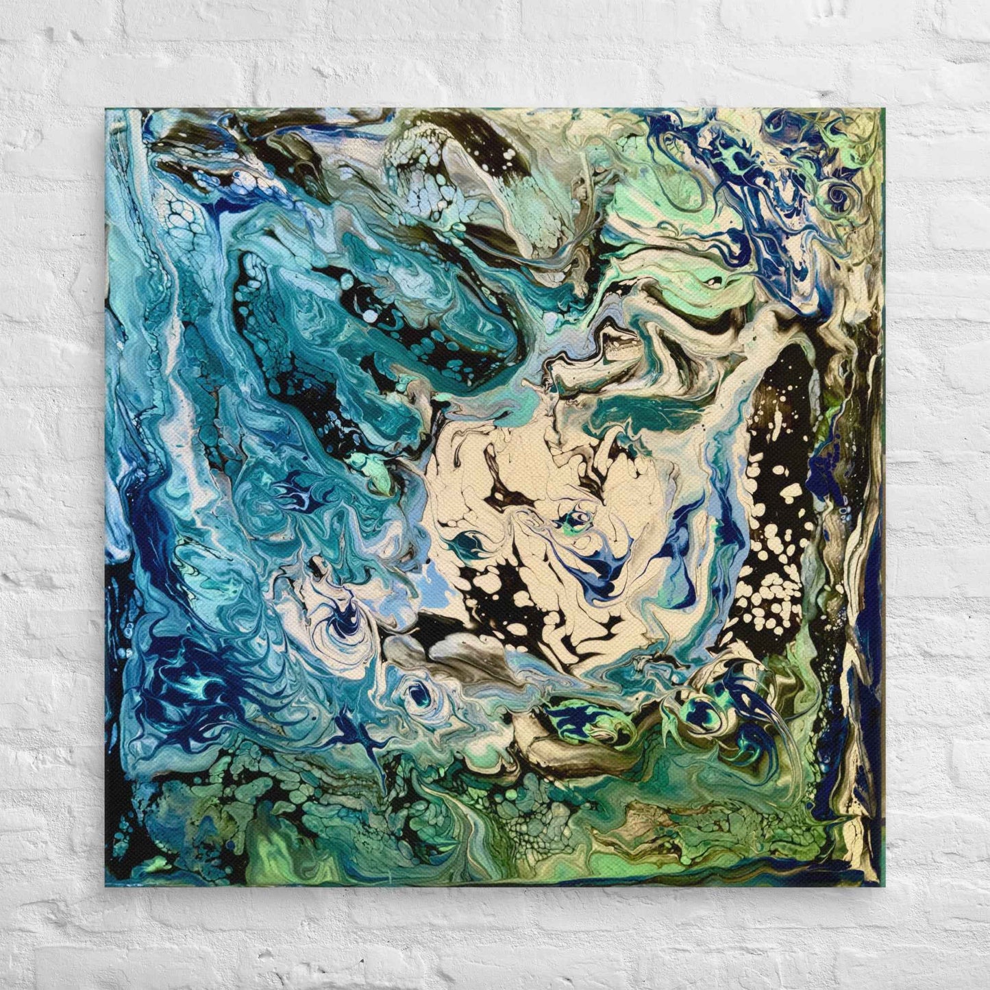 Canvas Print - Tectonic - Fluid Abstract Geologic Art